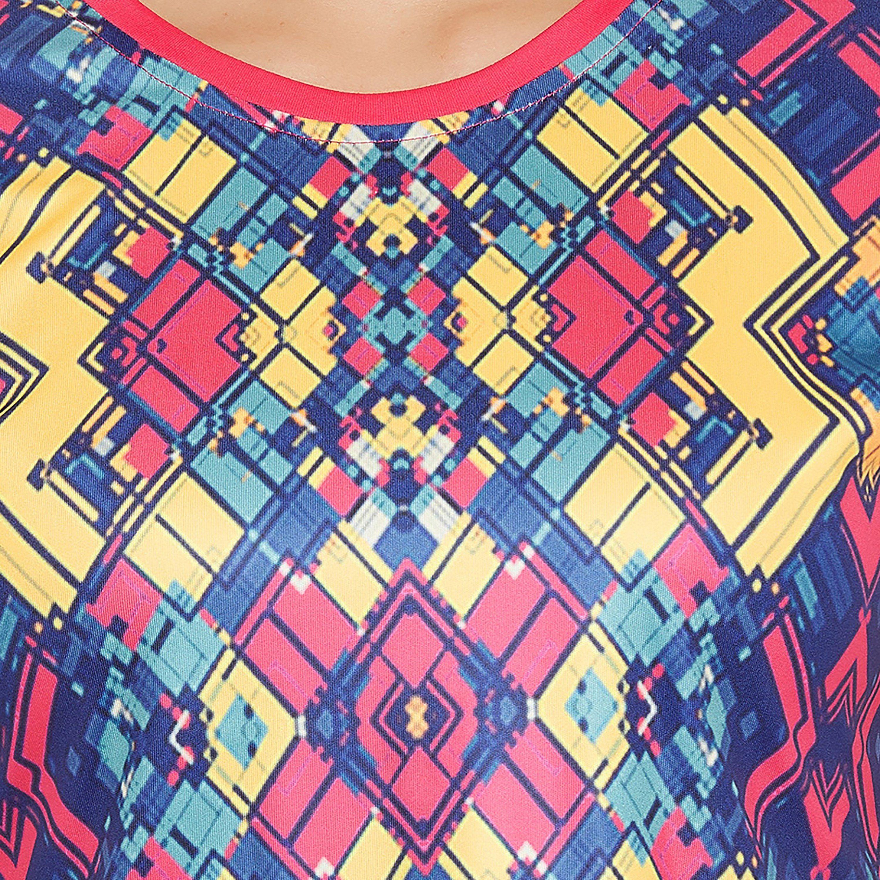 Clovia Printed Round Neck Short Sleeves T-Shirt-women-clothing-sportswearandactivewear-tshirtsandvests-image-4