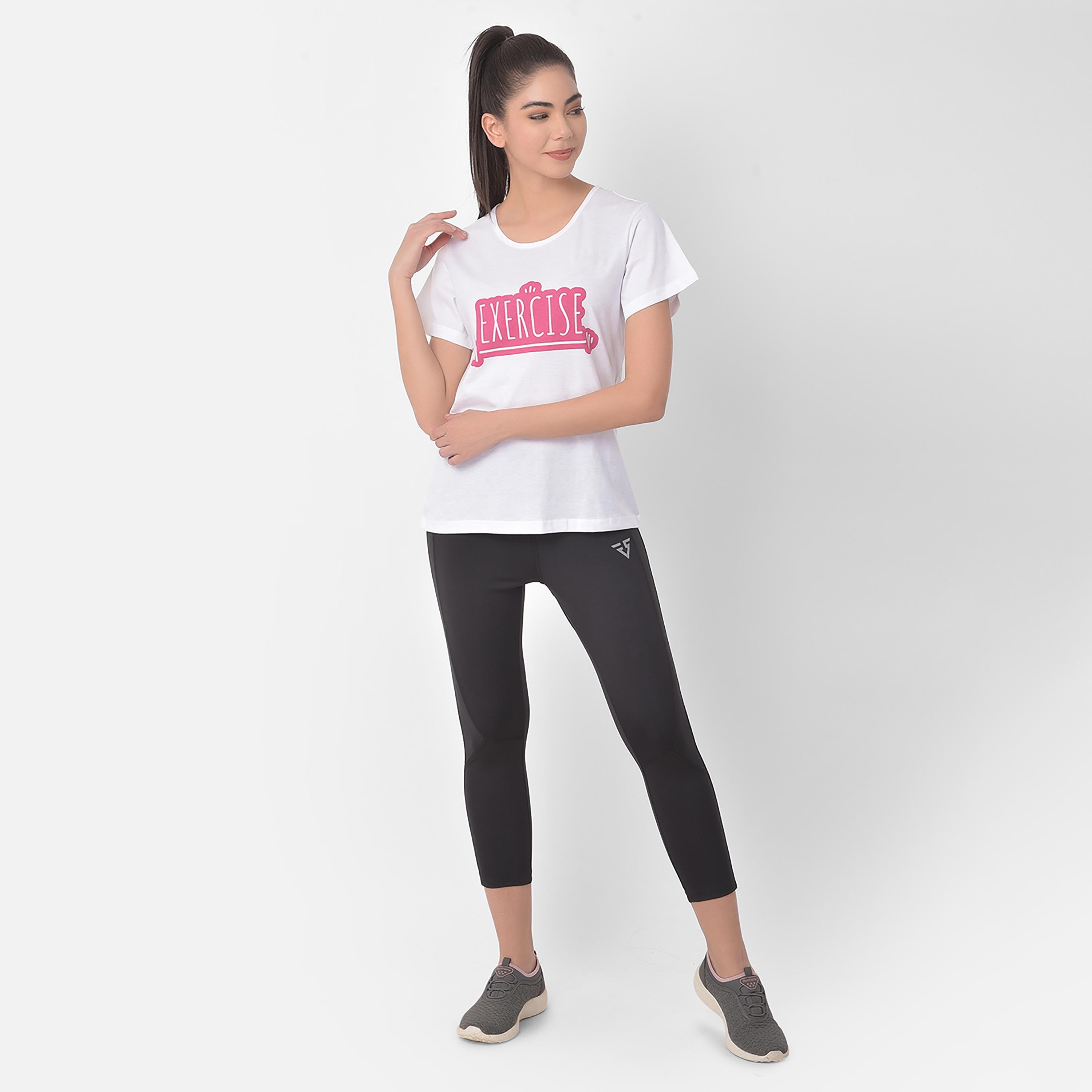 Clovia Printed Round Neck Short Sleeves T-Shirt-women-clothing-sportswearandactivewear-tshirtsandvests-image-3