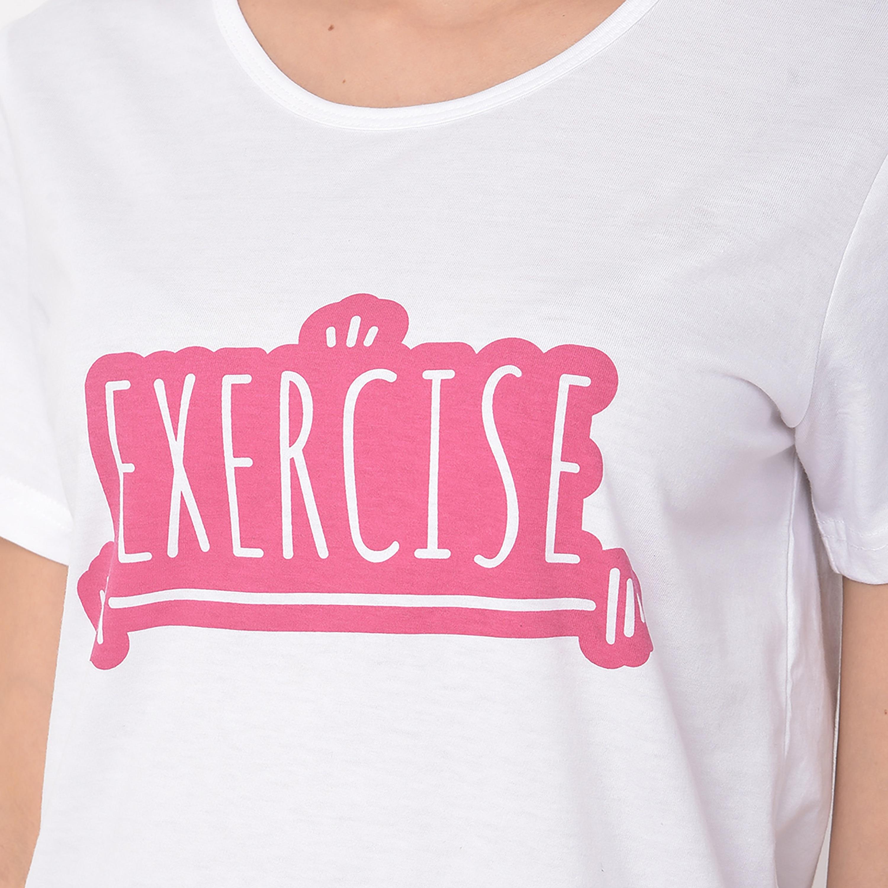 Clovia Printed Round Neck Short Sleeves T-Shirt-women-clothing-sportswearandactivewear-tshirtsandvests-image-4