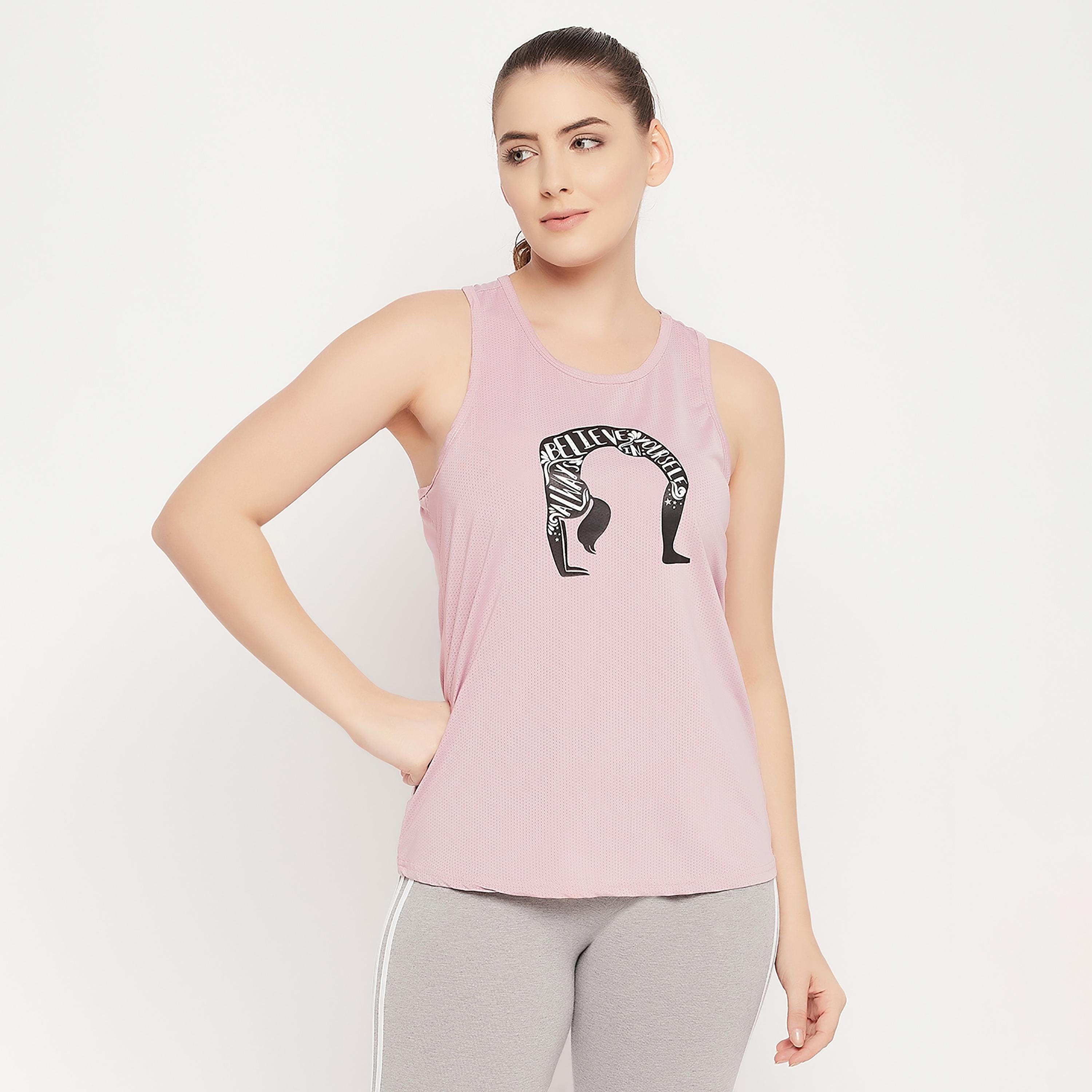Clovia Printed Round Neck Tank Top-women-clothing-sportswearandactivewear-tshirtsandvests-image-2