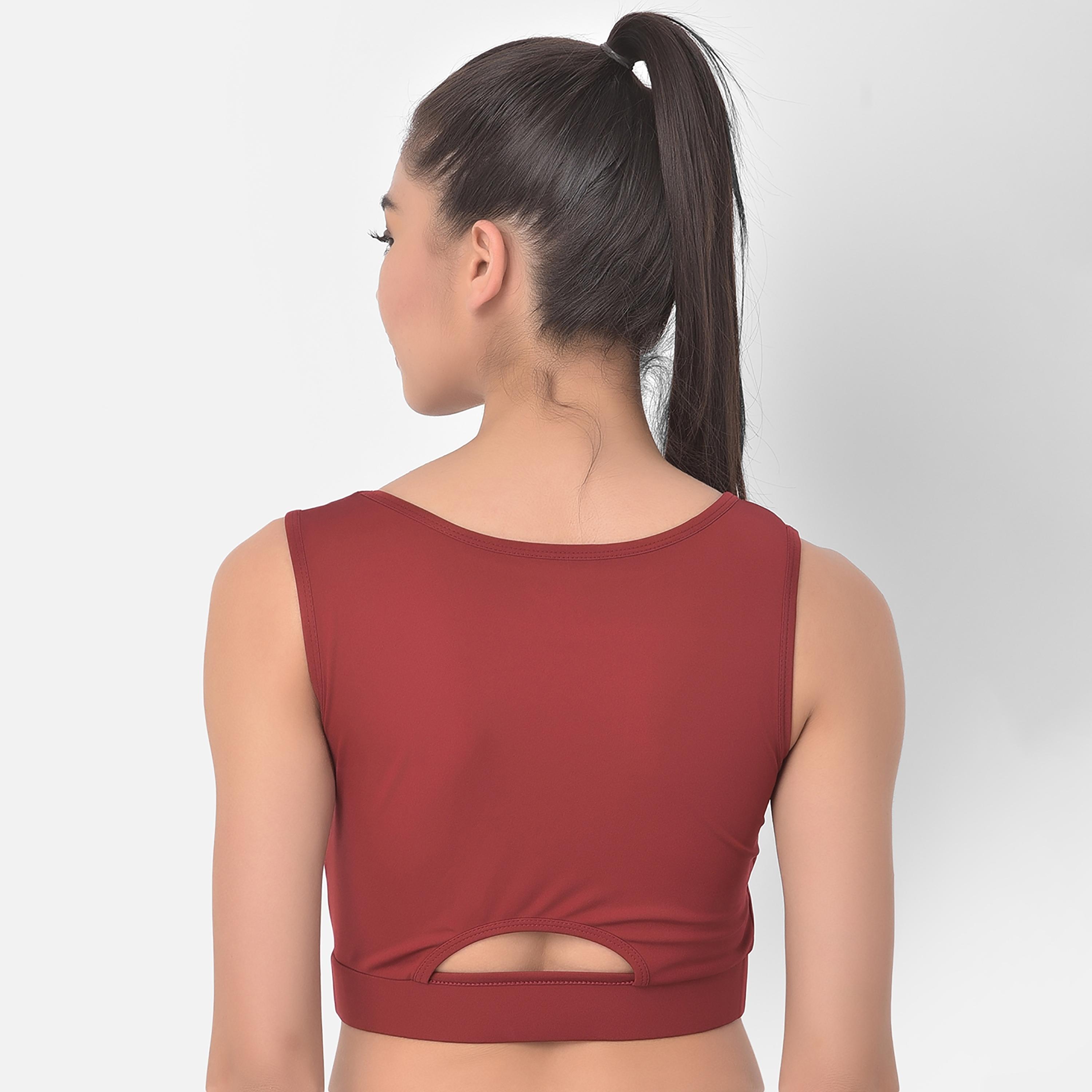 Clovia Printed Round Neck Crop Top-women-clothing-sportswearandactivewear-tshirtsandvests-image-5