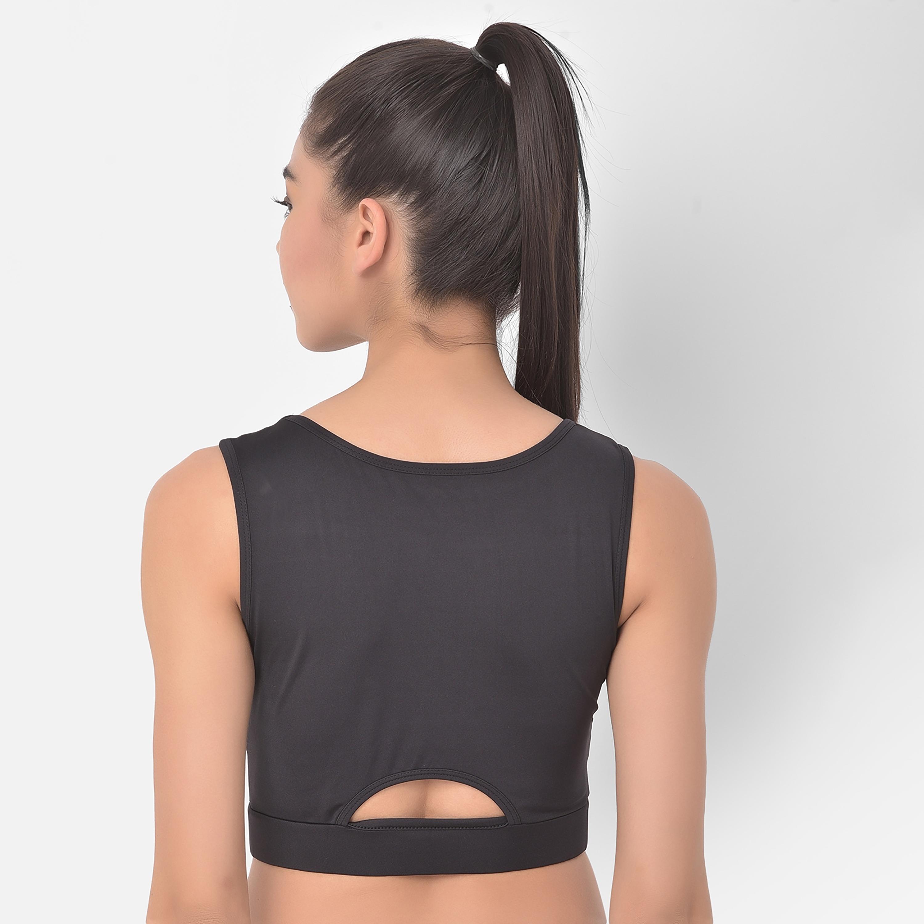 Clovia Printed Round Neck Crop Top-women-clothing-sportswearandactivewear-tshirtsandvests-image-5