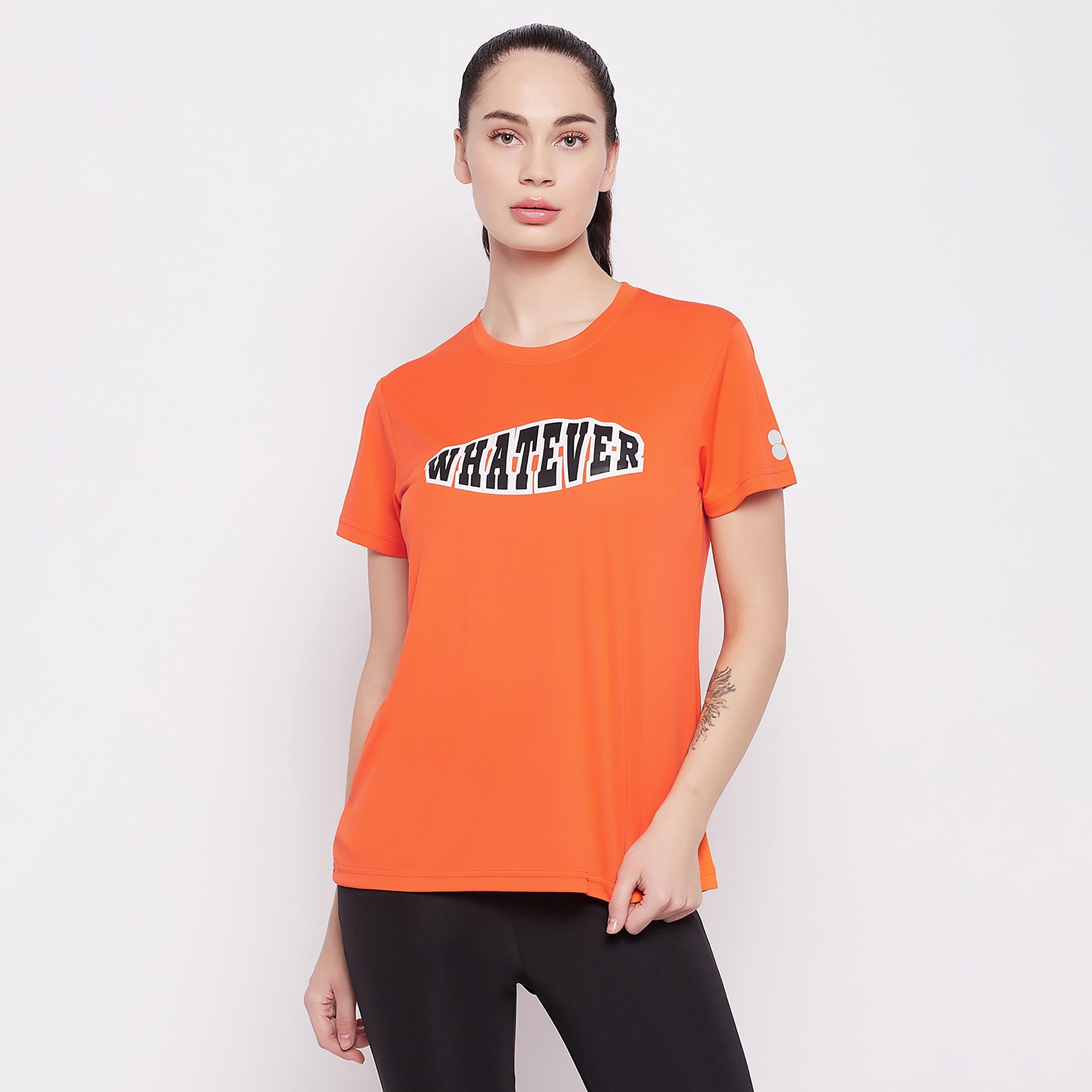 Clovia Printed Round Neck Short Sleeves T-Shirt-women-clothing-sportswearandactivewear-tshirtsandvests-image-2