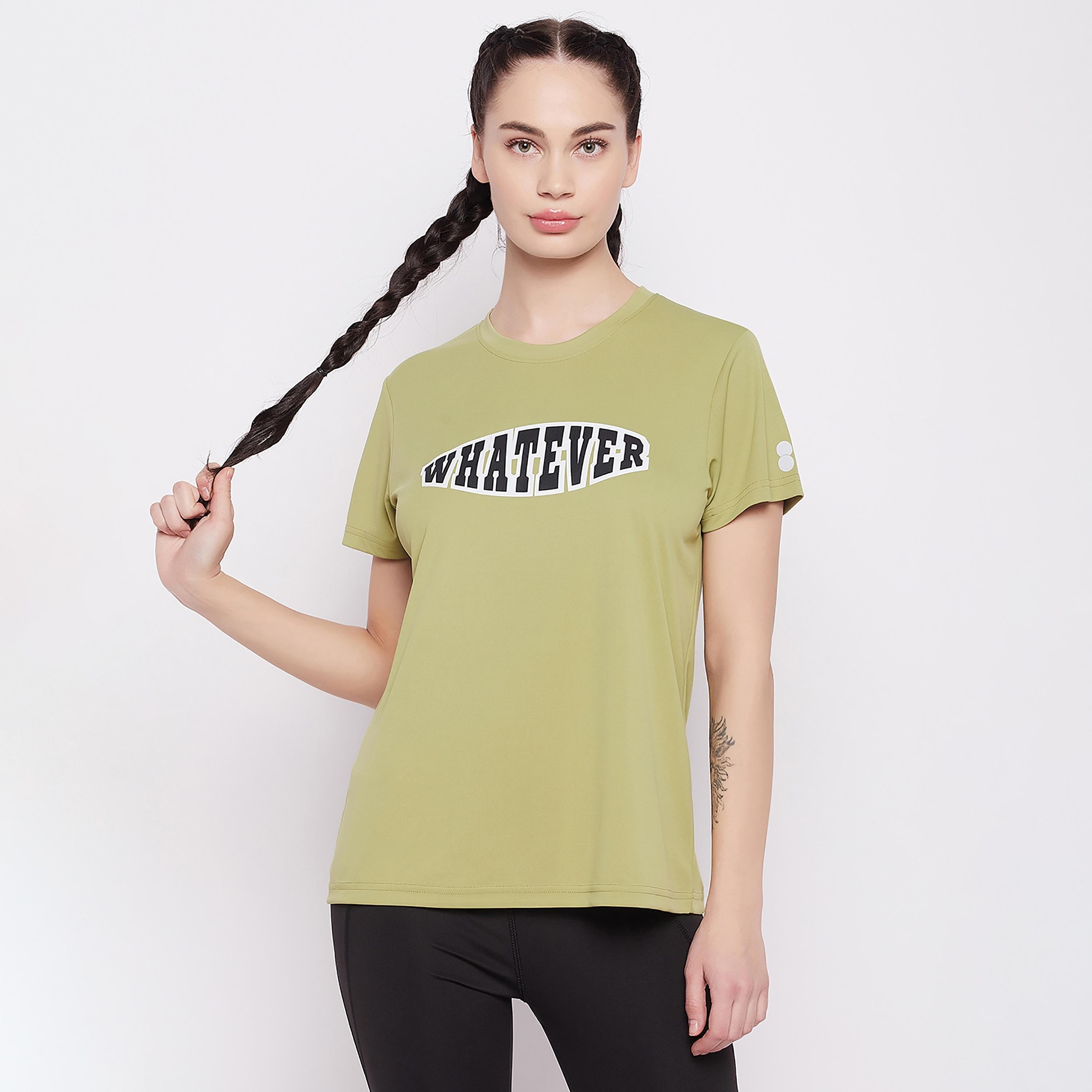 Clovia Printed Round Neck Short Sleeves T-Shirt-women-clothing-sportswearandactivewear-tshirtsandvests-image-2