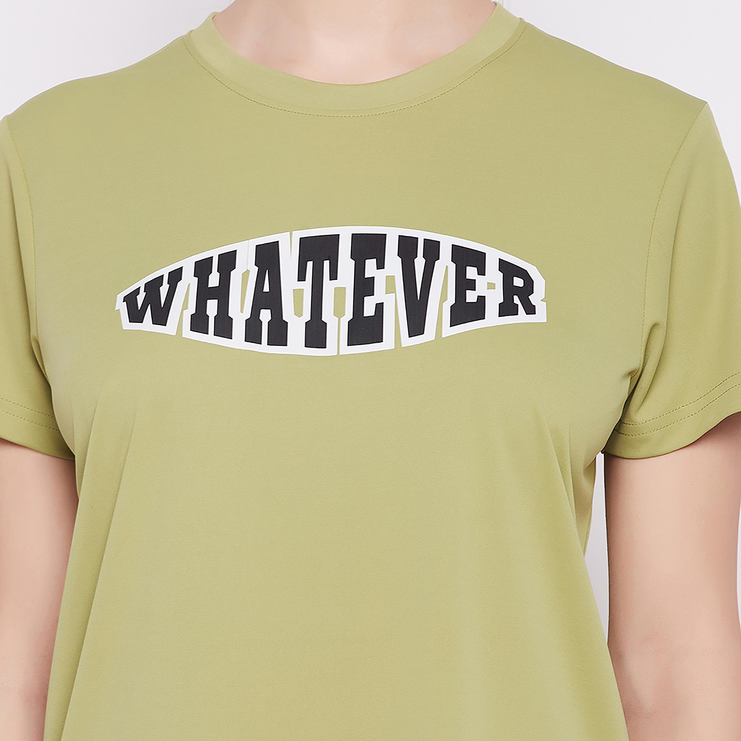 Clovia Printed Round Neck Short Sleeves T-Shirt-women-clothing-sportswearandactivewear-tshirtsandvests-image-4