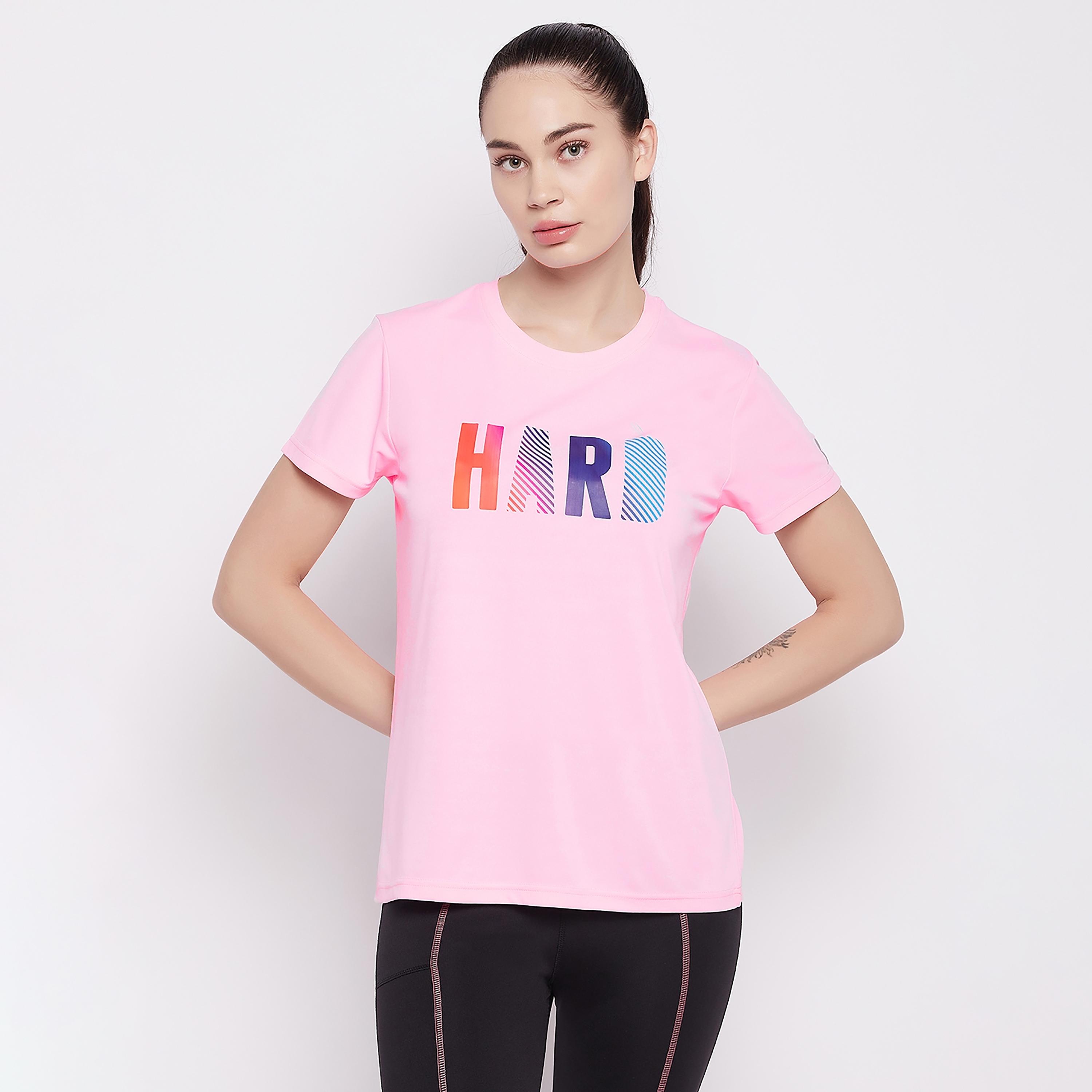 Clovia Printed Round Neck Short Sleeves T-Shirt-women-clothing-sportswearandactivewear-tshirtsandvests-image-2