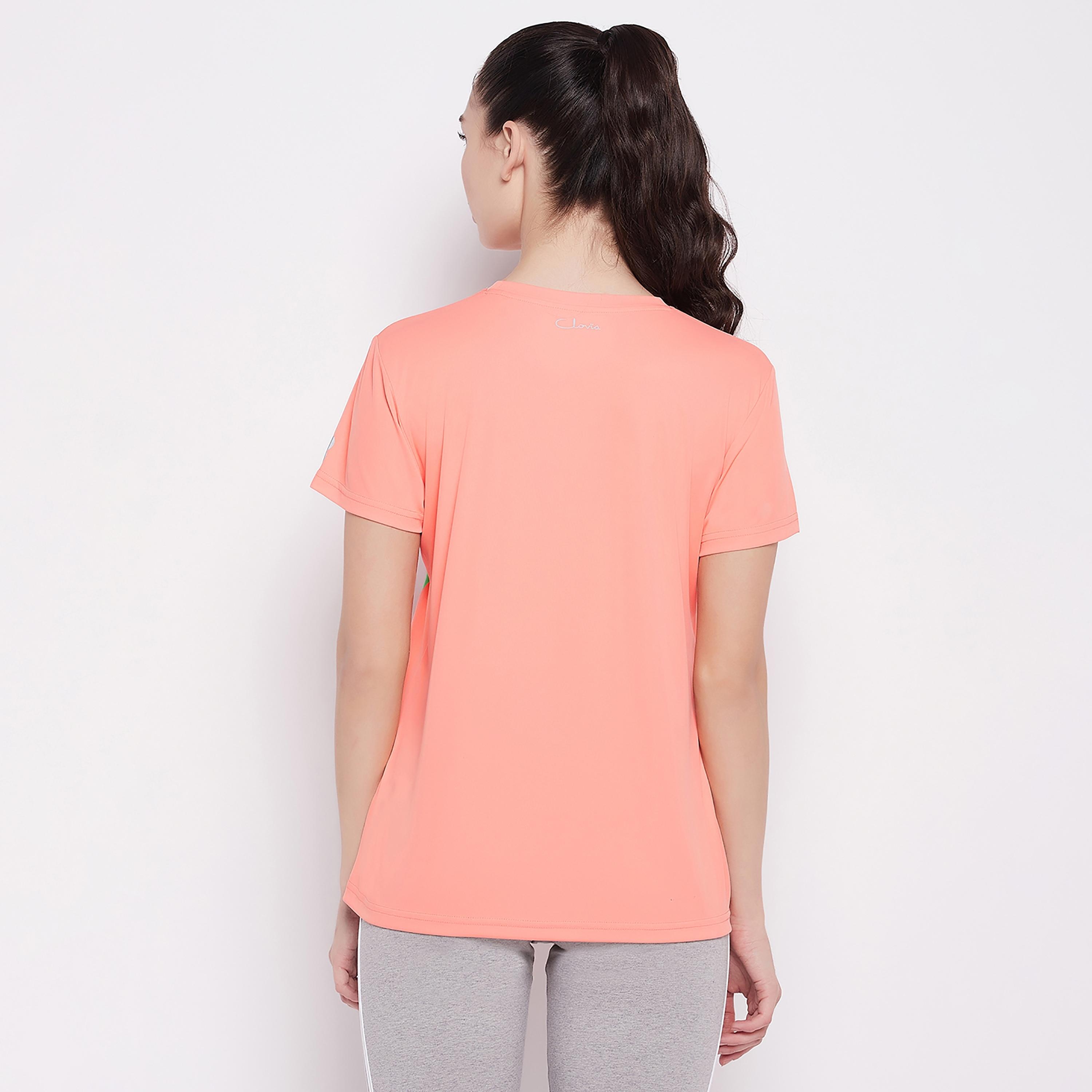 Clovia Printed Round Neck Short Sleeves T-Shirt-women-clothing-sportswearandactivewear-tshirtsandvests-image-5
