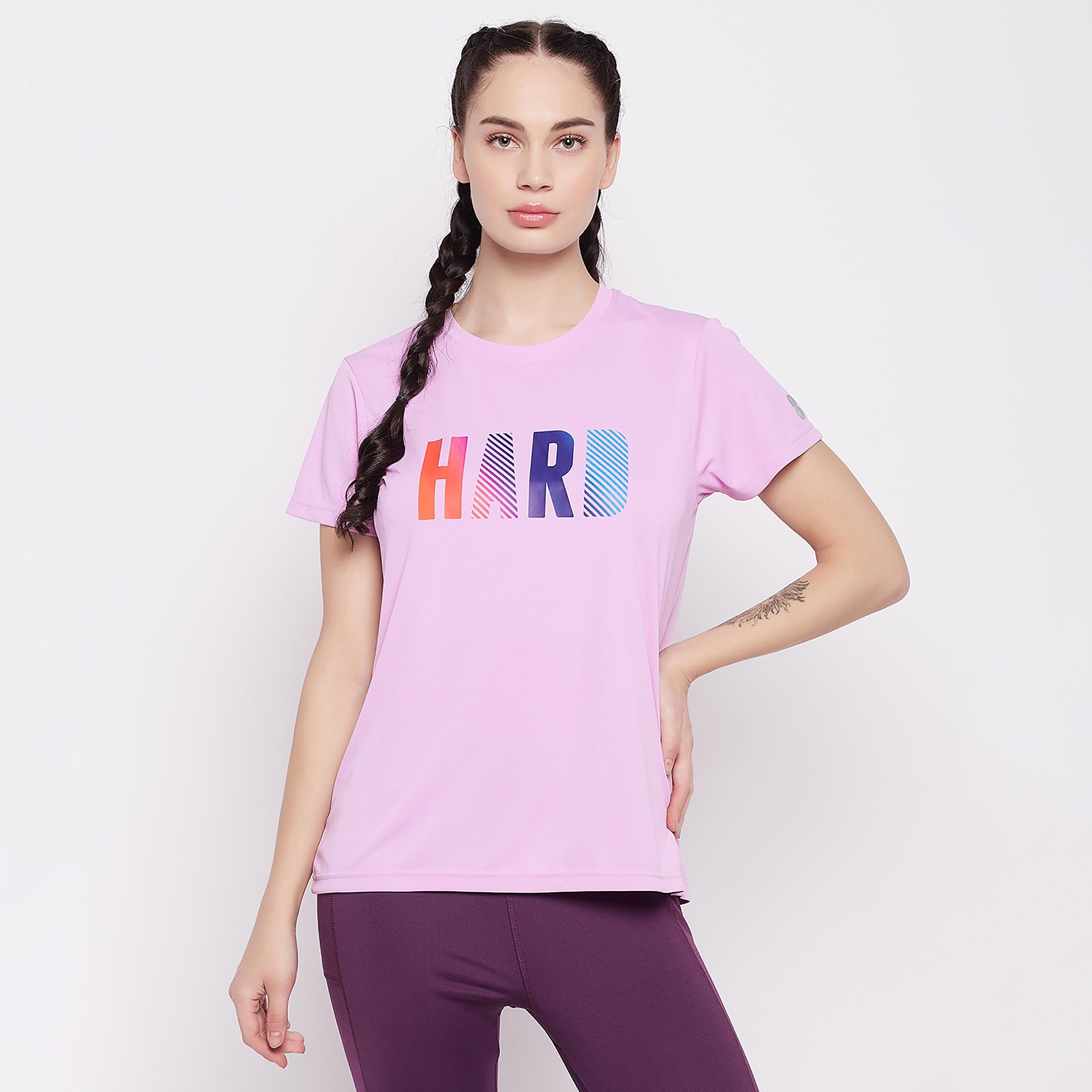 Clovia Printed Round Neck Short Sleeves T-Shirt-women-clothing-sportswearandactivewear-tshirtsandvests-image-2