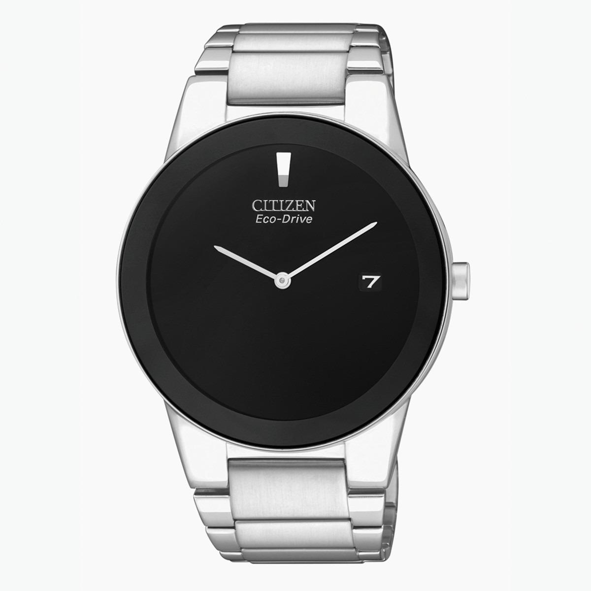 Citizen Men's Silver Analog Eco-Drive Metal Strap Watch AU1060 51E-men-watchesandjewellery-watches-image-1