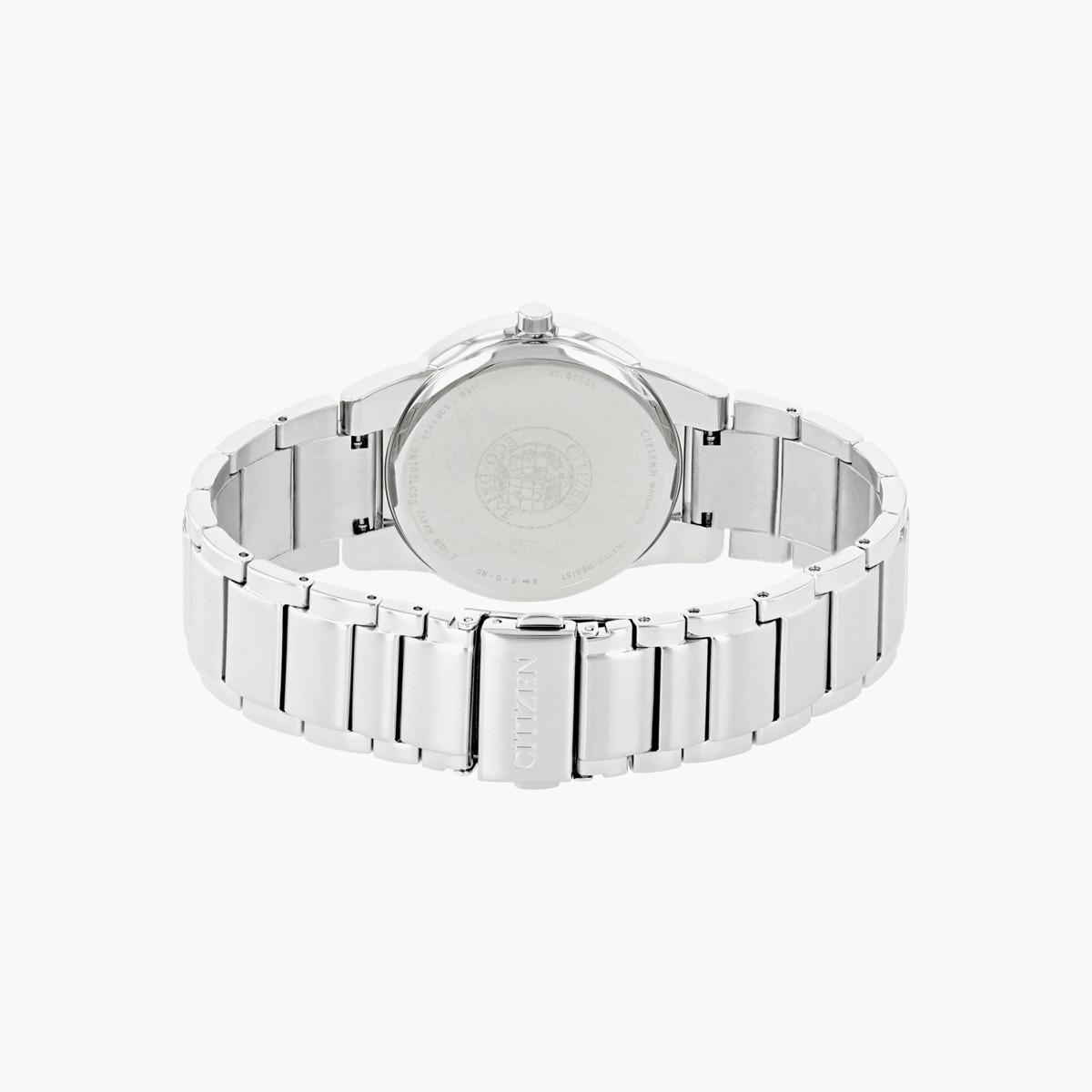 Citizen Men's Silver Analog Eco-Drive Metal Strap Watch AU1060 51E-men-watchesandjewellery-watches-image-2