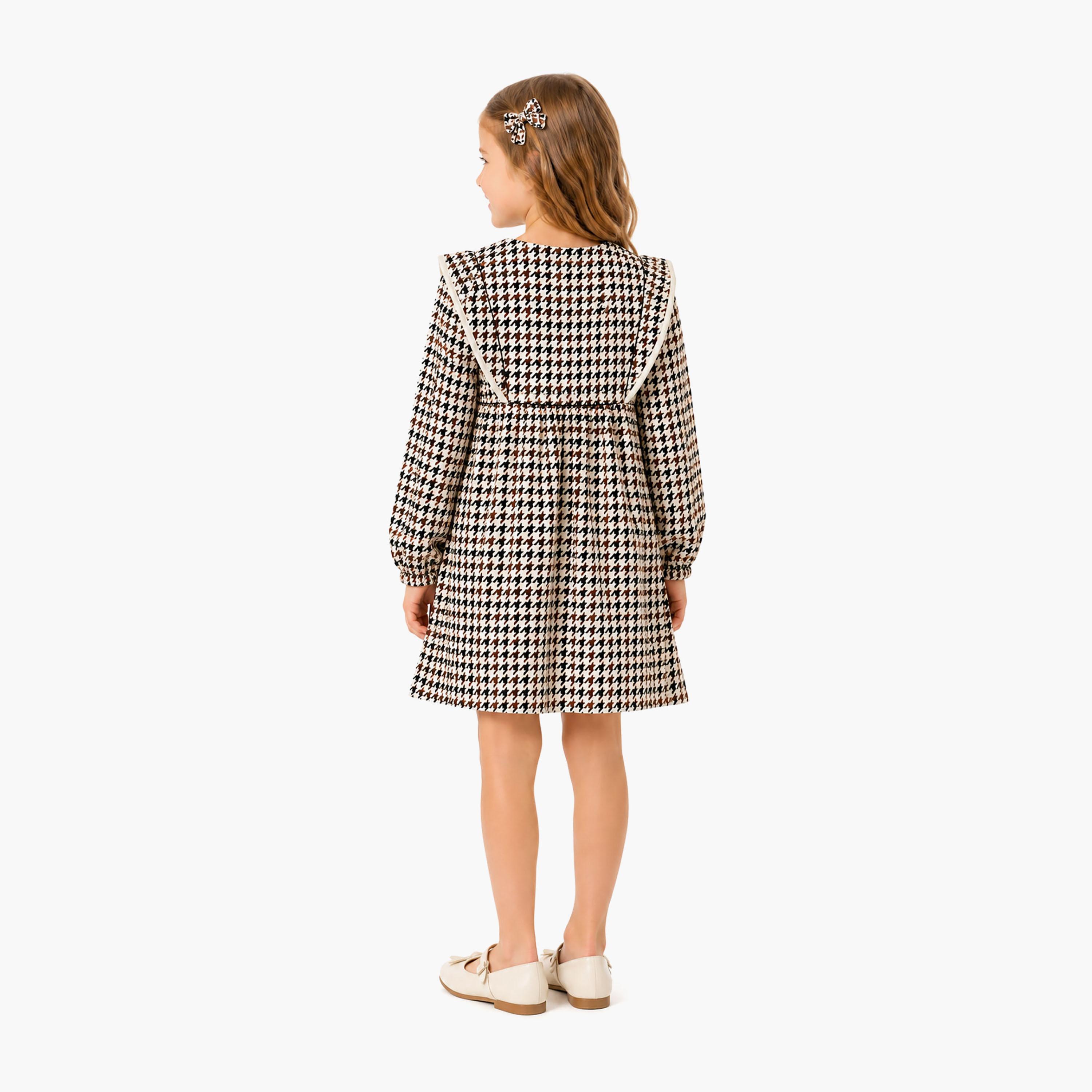 Victor and Jane Printed Long Sleeves Dress-girls-clothing-dressesandjumpsuits-image-2