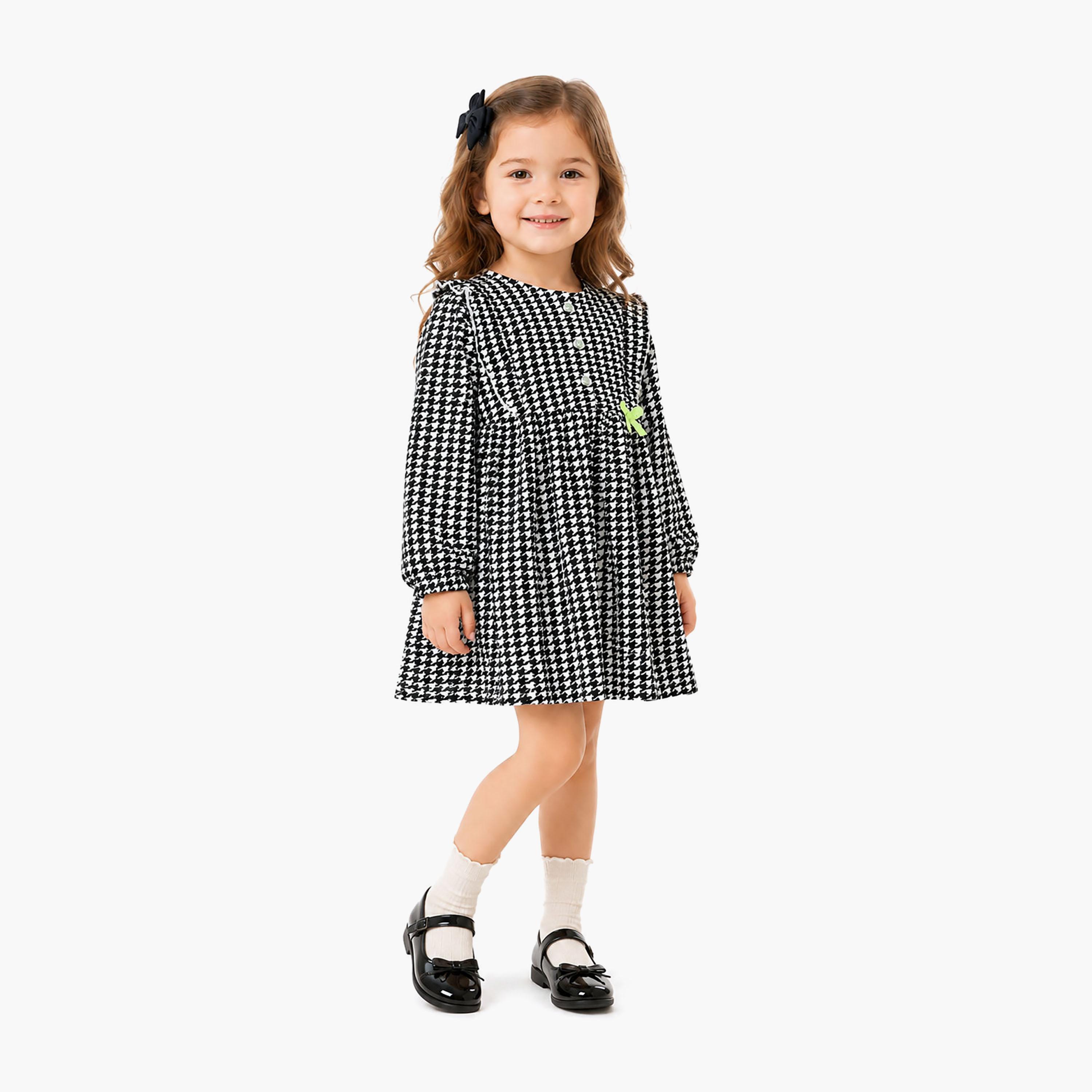 Victor and Jane Printed Long Sleeves Dress-girls-clothing-dressesandjumpsuits-image-2