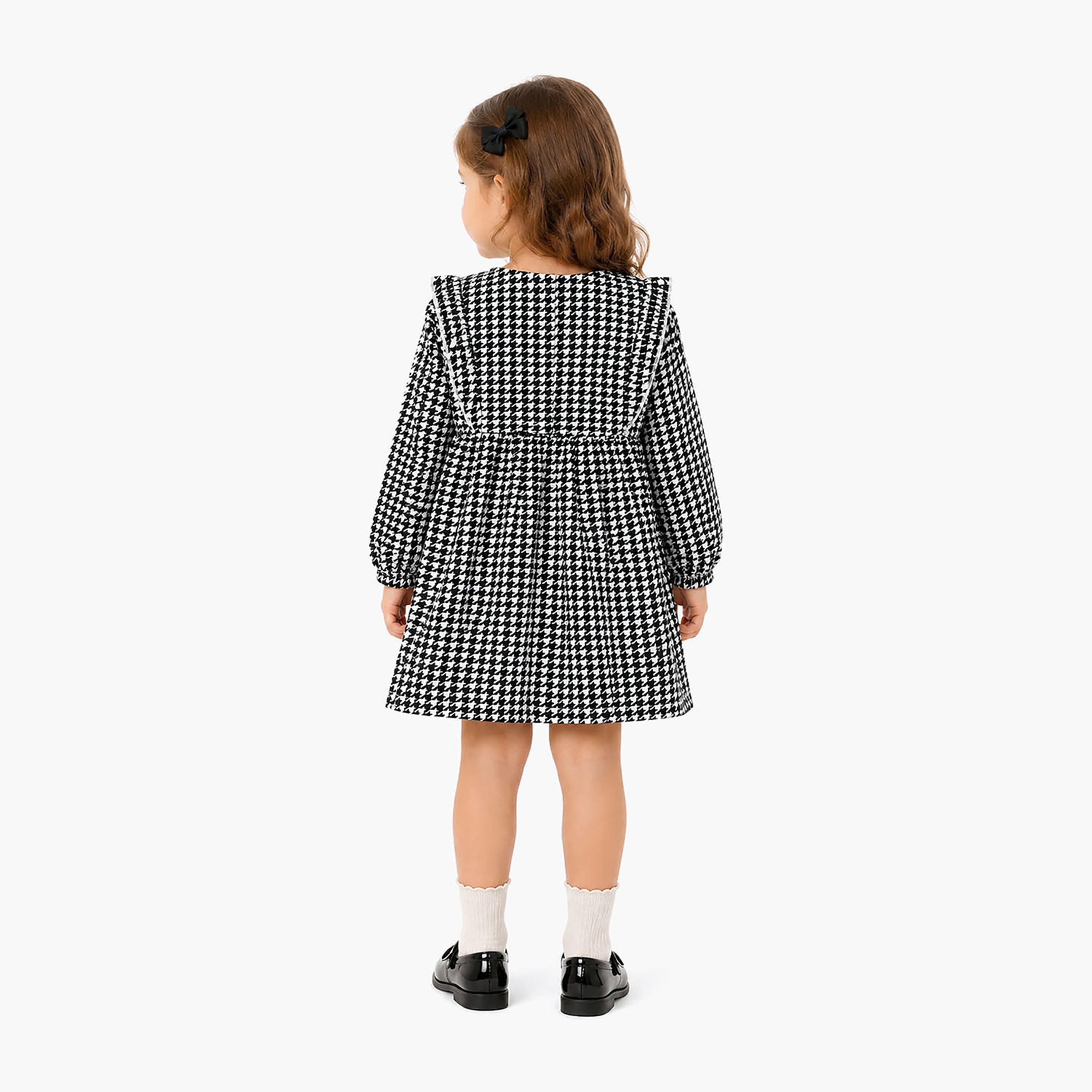 Victor and Jane Printed Long Sleeves Dress-girls-clothing-dressesandjumpsuits-image-3