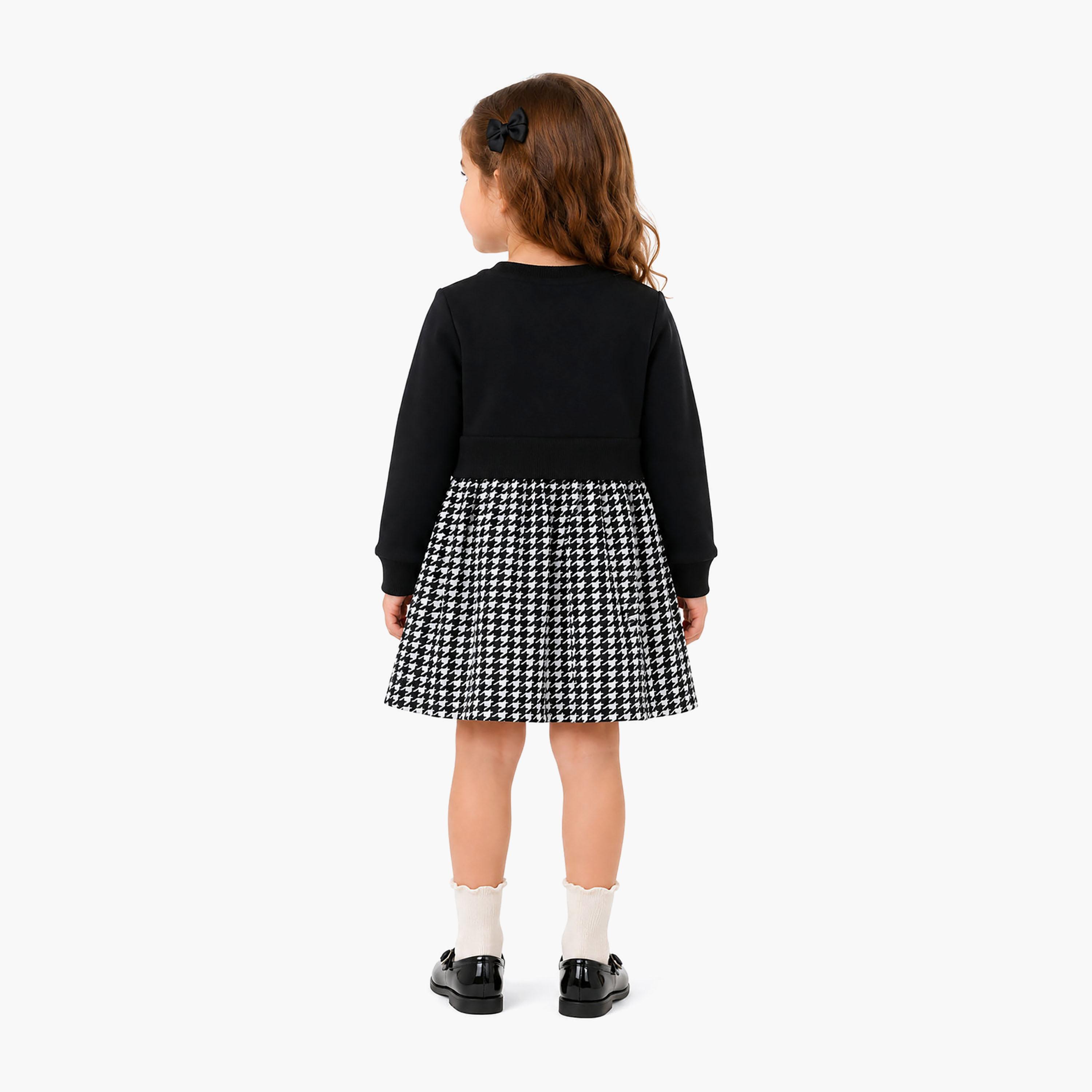 Victor and Jane Printed Long Sleeves Dress-girls-clothing-dressesandjumpsuits-image-3