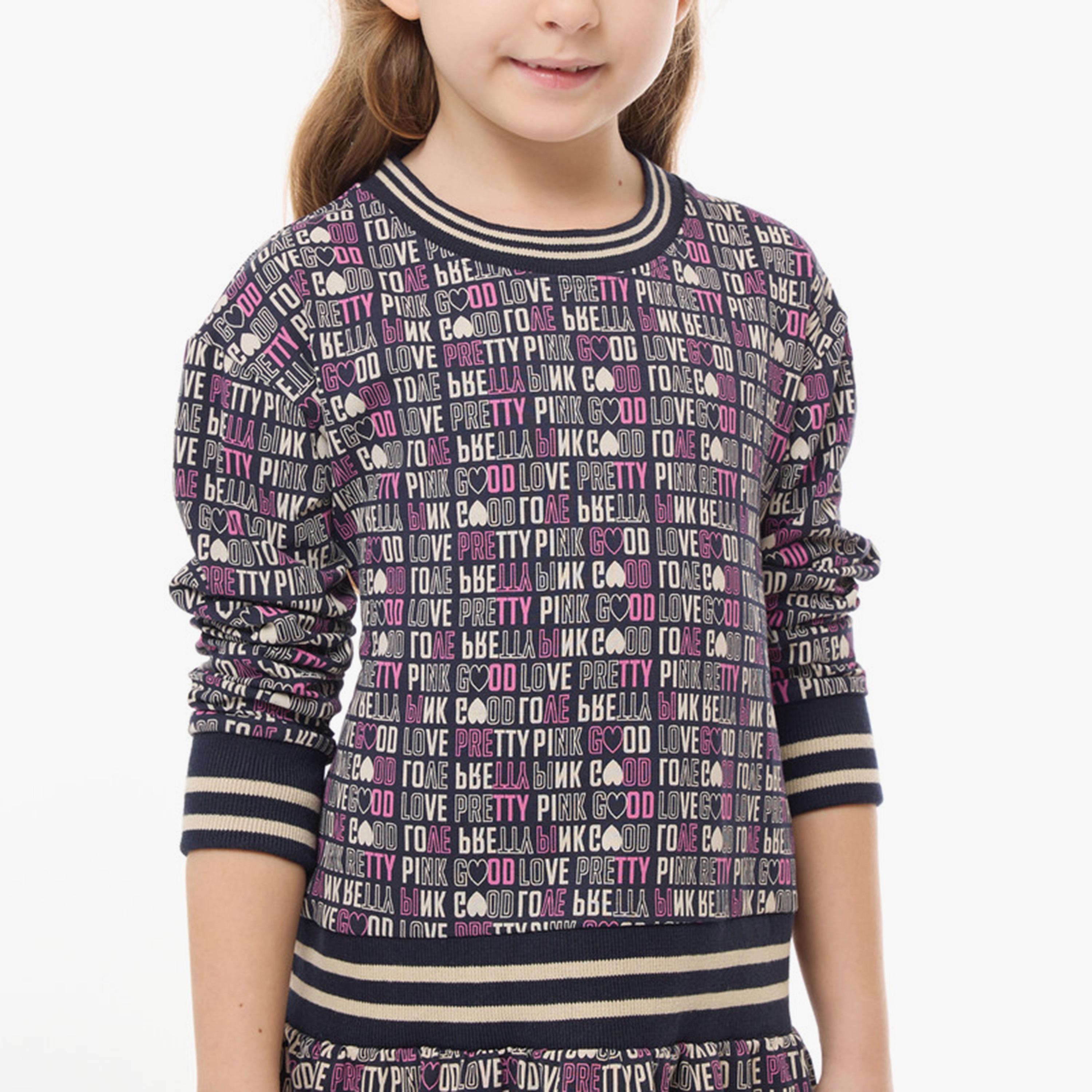 Victor and Jane Printed Long Sleeves Dress-girls-clothing-dressesandjumpsuits-image-5