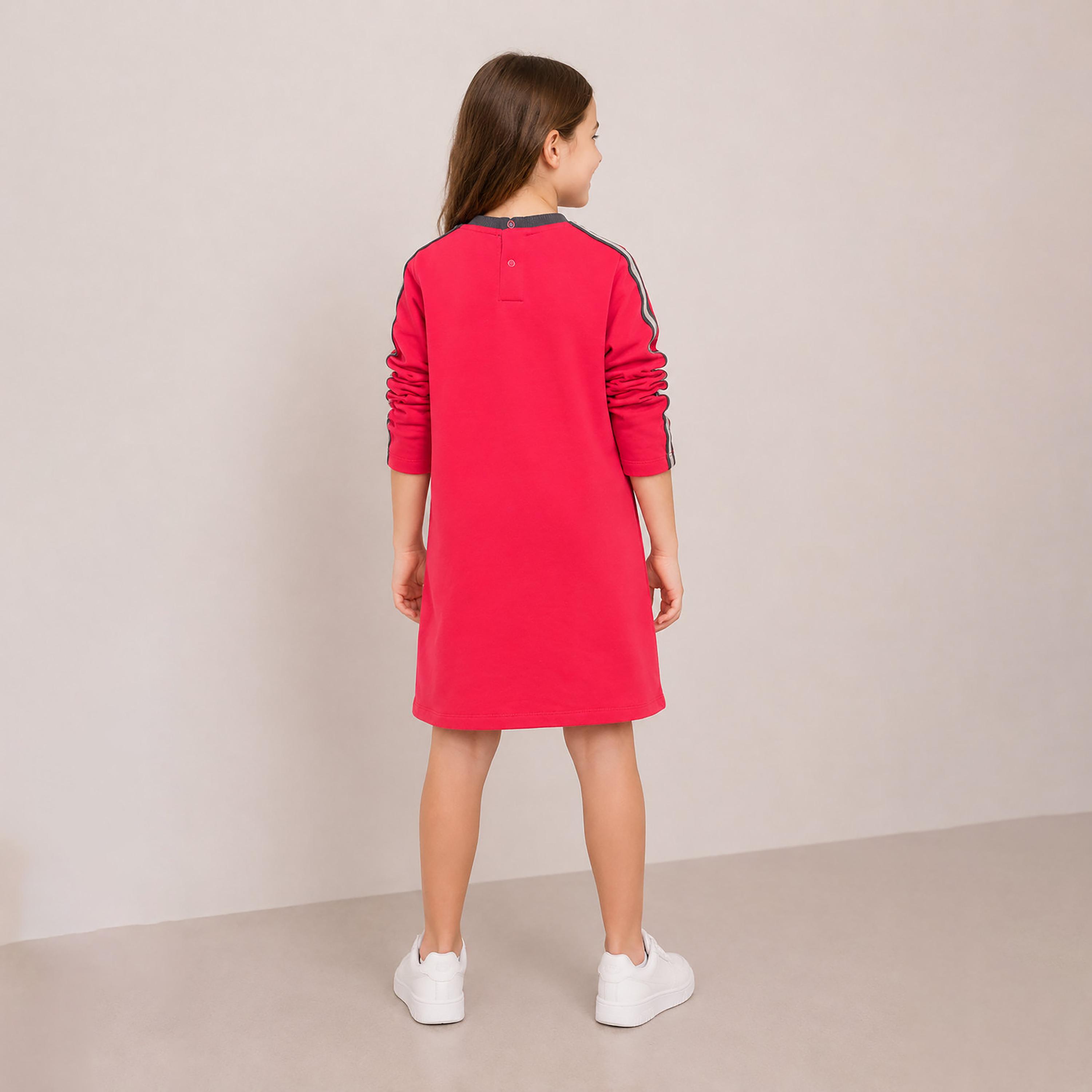 Victor and Jane Printed Long Sleeves Dress-girls-clothing-dressesandjumpsuits-image-3