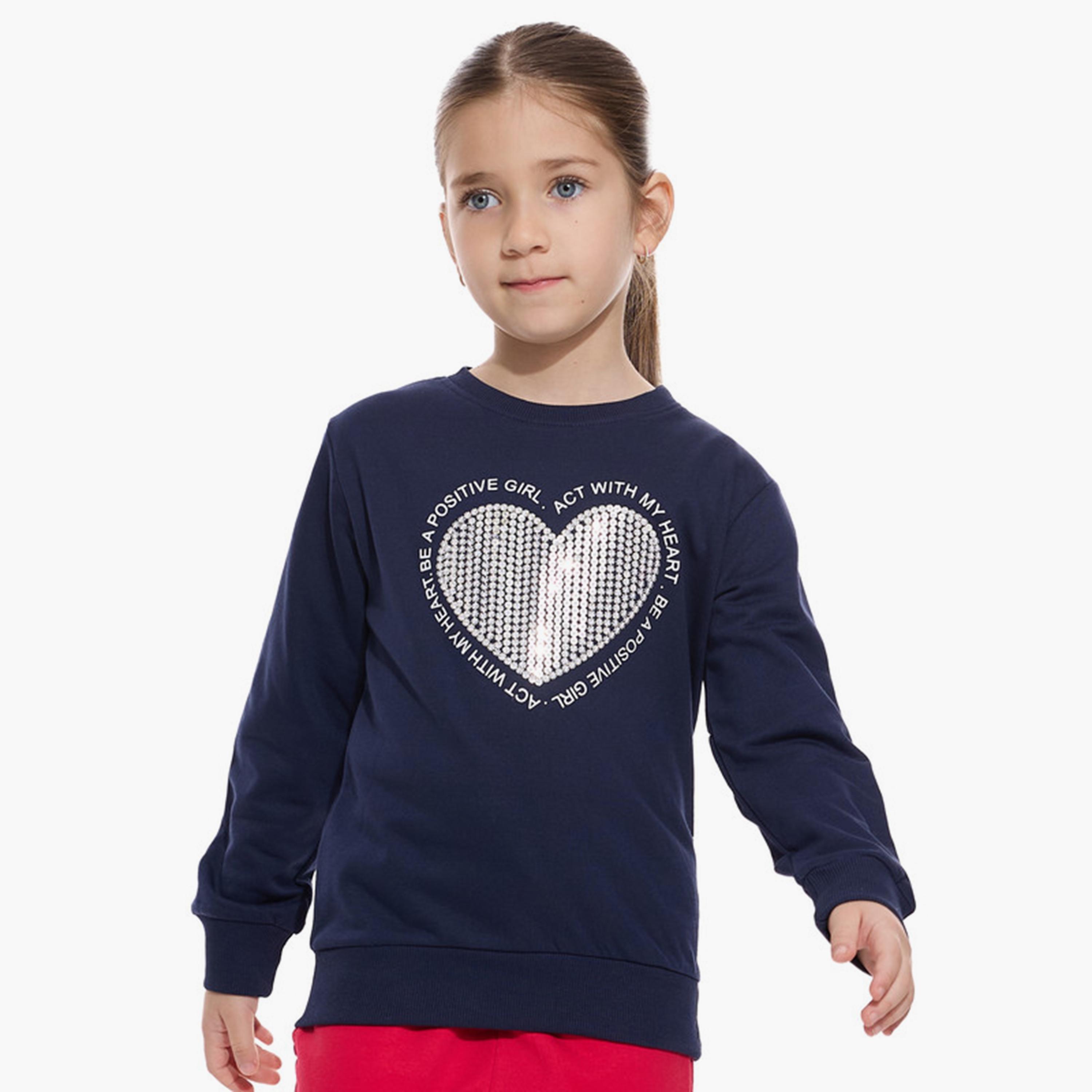 Victor and Jane Printed Long Sleeves Sweatshirt-girls-clothing-sweatshirts-image-1