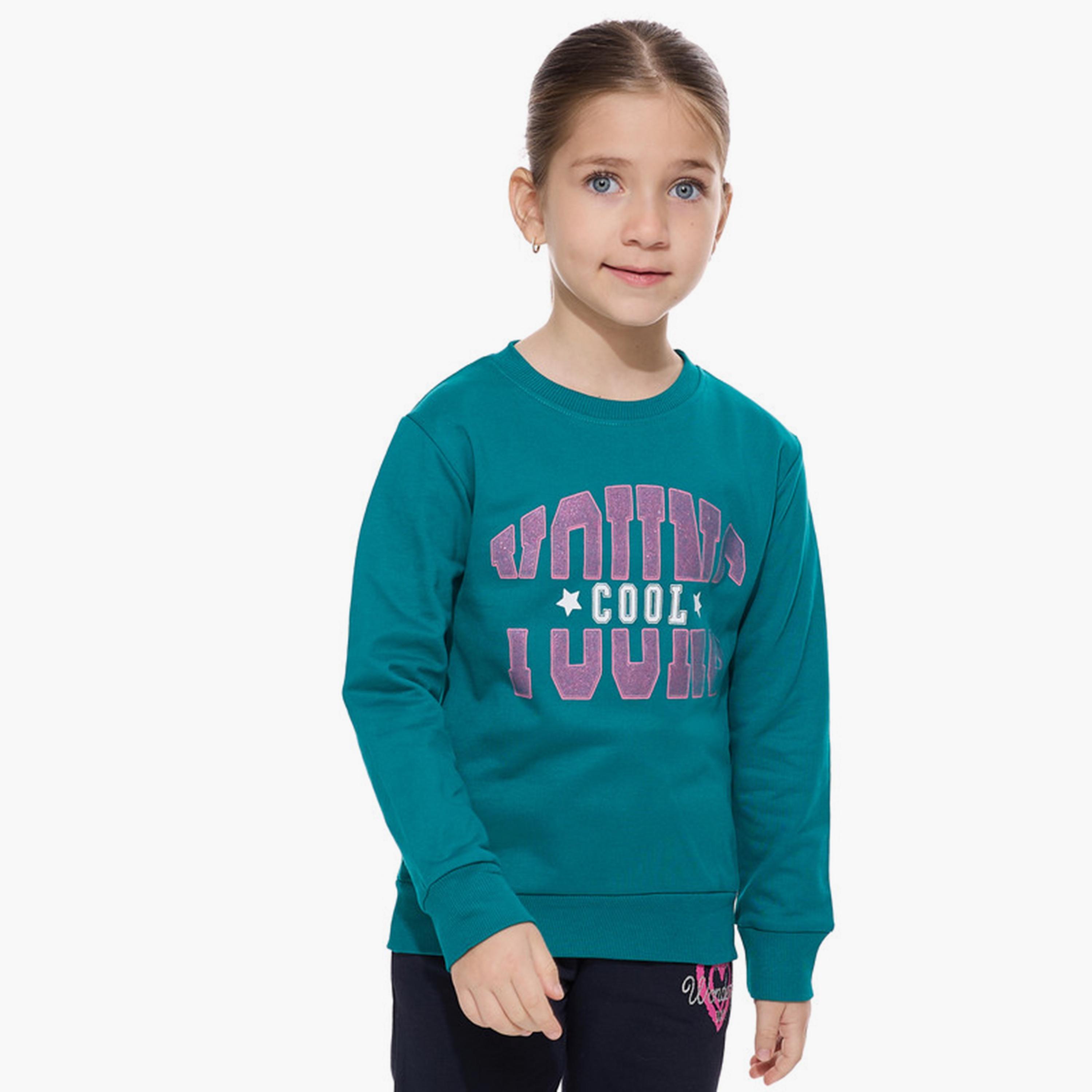 Victor and Jane Printed Long Sleeves Sweatshirt-girls-clothing-sweatshirts-image-1