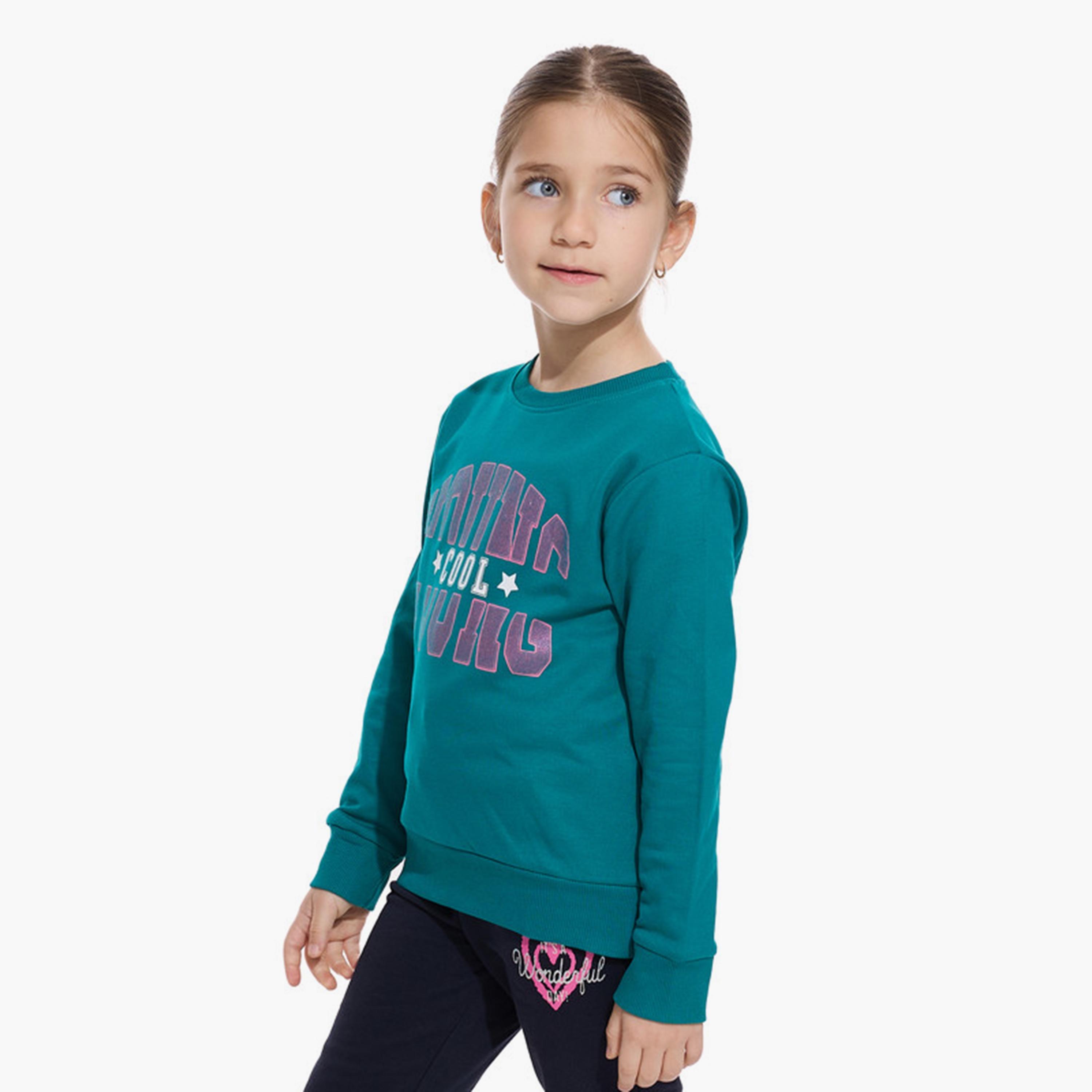 Victor and Jane Printed Long Sleeves Sweatshirt-girls-clothing-sweatshirts-image-2
