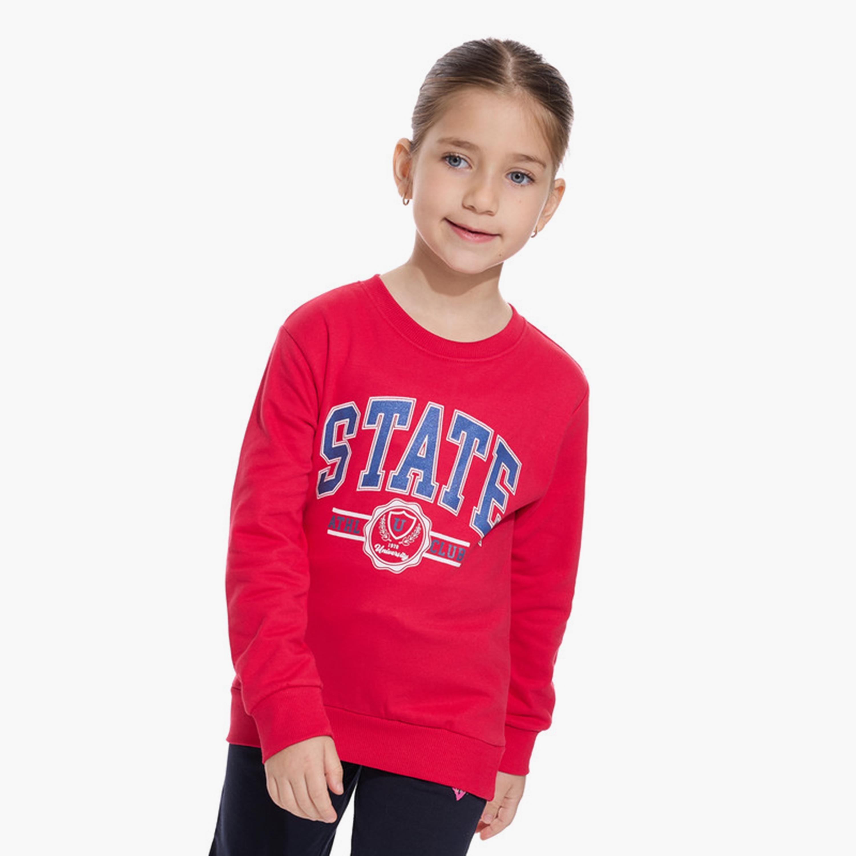Victor and Jane Printed Long Sleeves Sweatshirt-girls-clothing-sweatshirts-image-1