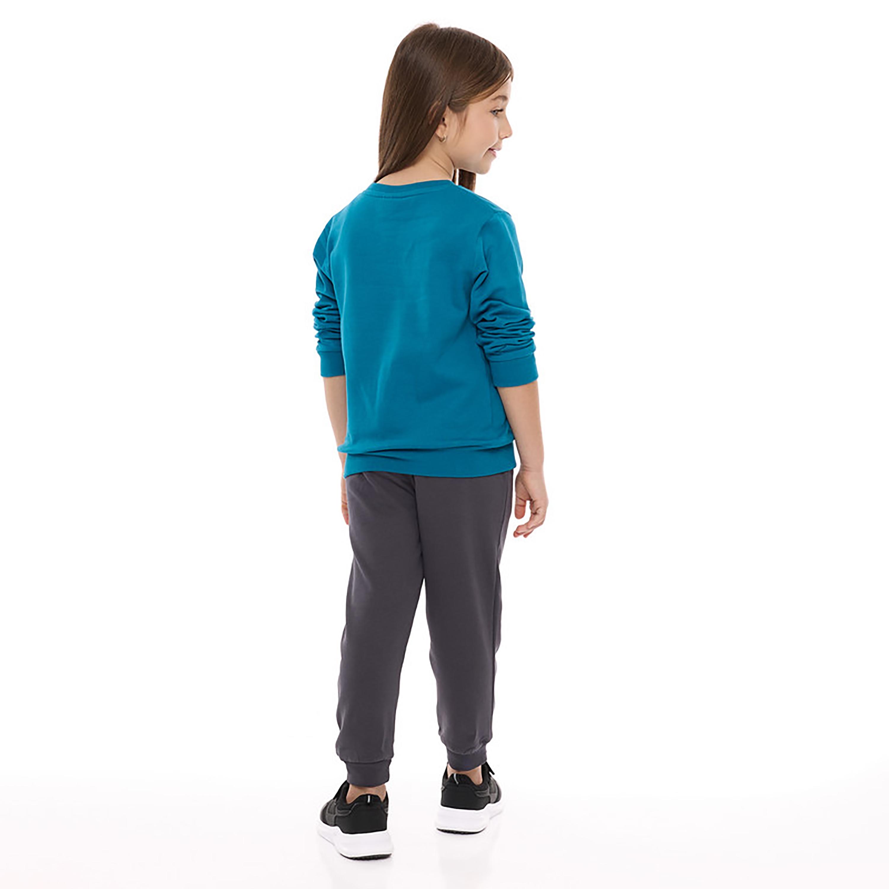 سويت شيرت مطبوع بأكمام طويلة من قطعتين مع بنطال ركض من فيكتور اند جين-girls-clothing-winterwear-setsandcoords-image-4