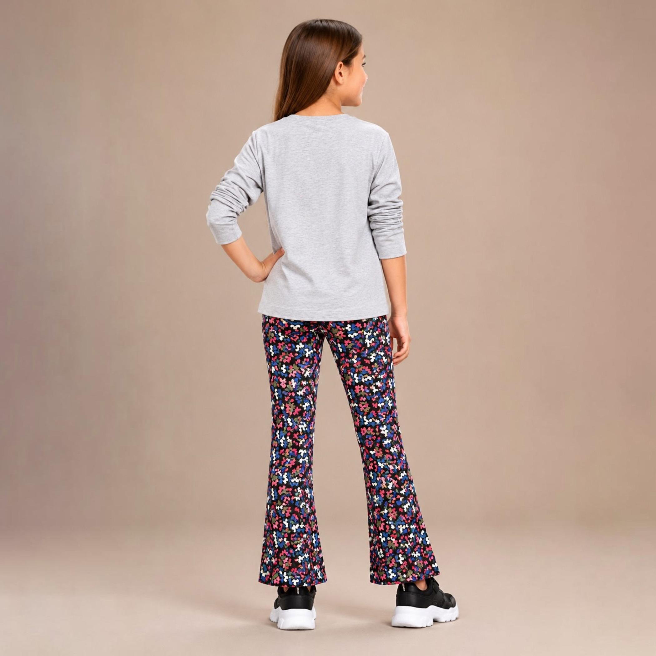 تي شيرت مطبوع بأكمام طويلة قطعتين مع بنطال ضيق من فيكتور اند جين-baby-girls-clothing-setsandcoords-image-2