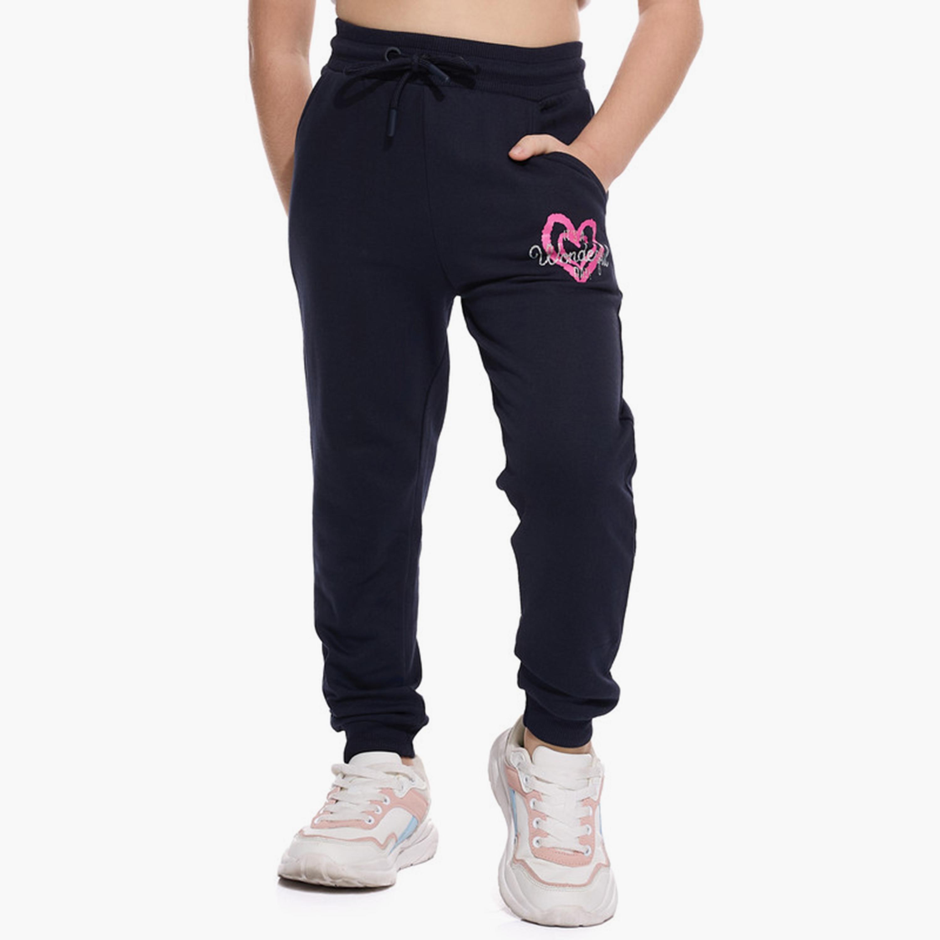 جاكيت قطعتين مطبوع بأكمام طويلة مع بنطال ركض من فيكتور اند جين-girls-clothing-winterwear-setsandcoords-image-2