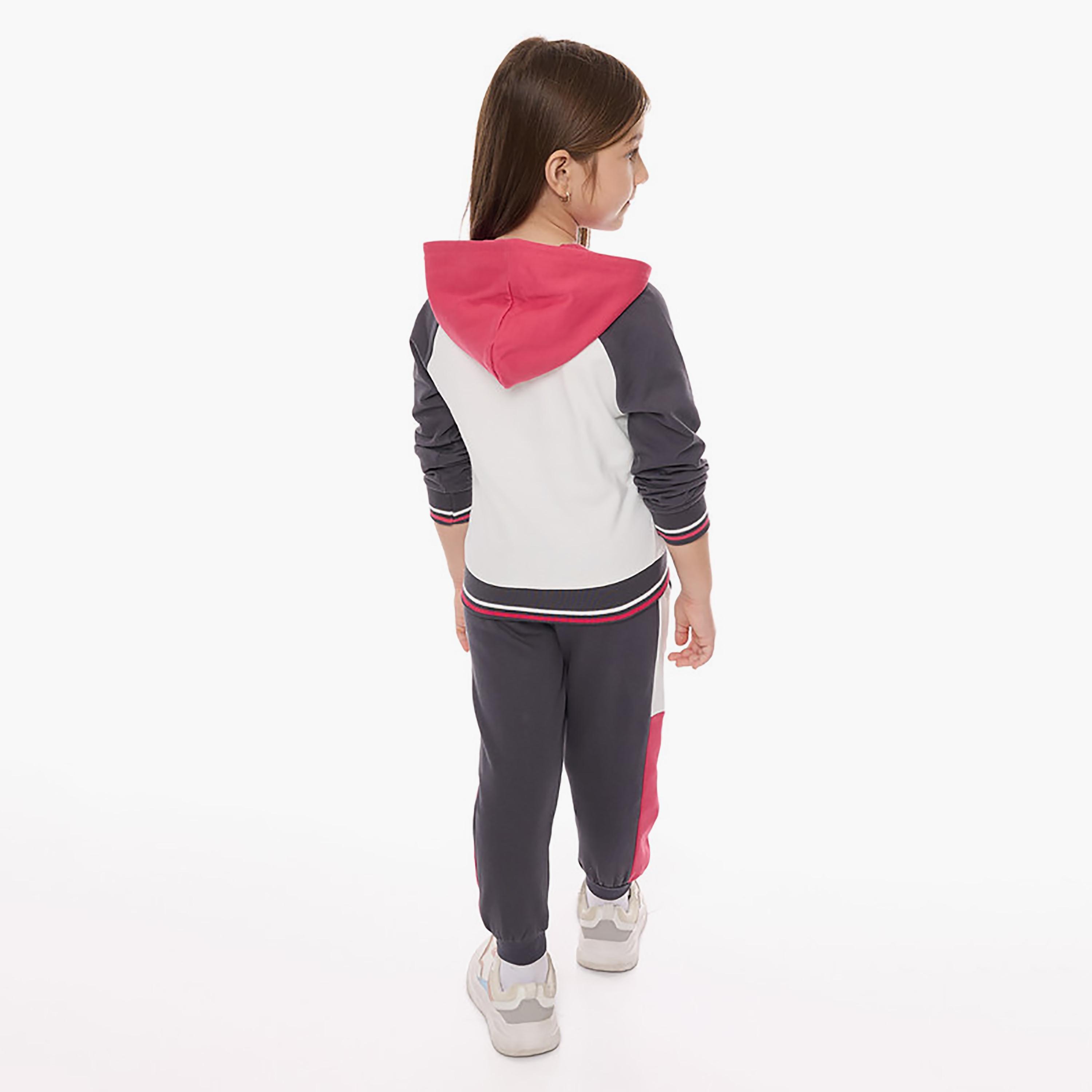 Victor and Jane 2-Piece Printed Long Sleeves Jacket with Joggers-girls-clothing-winterwear-setsandcoords-image-3