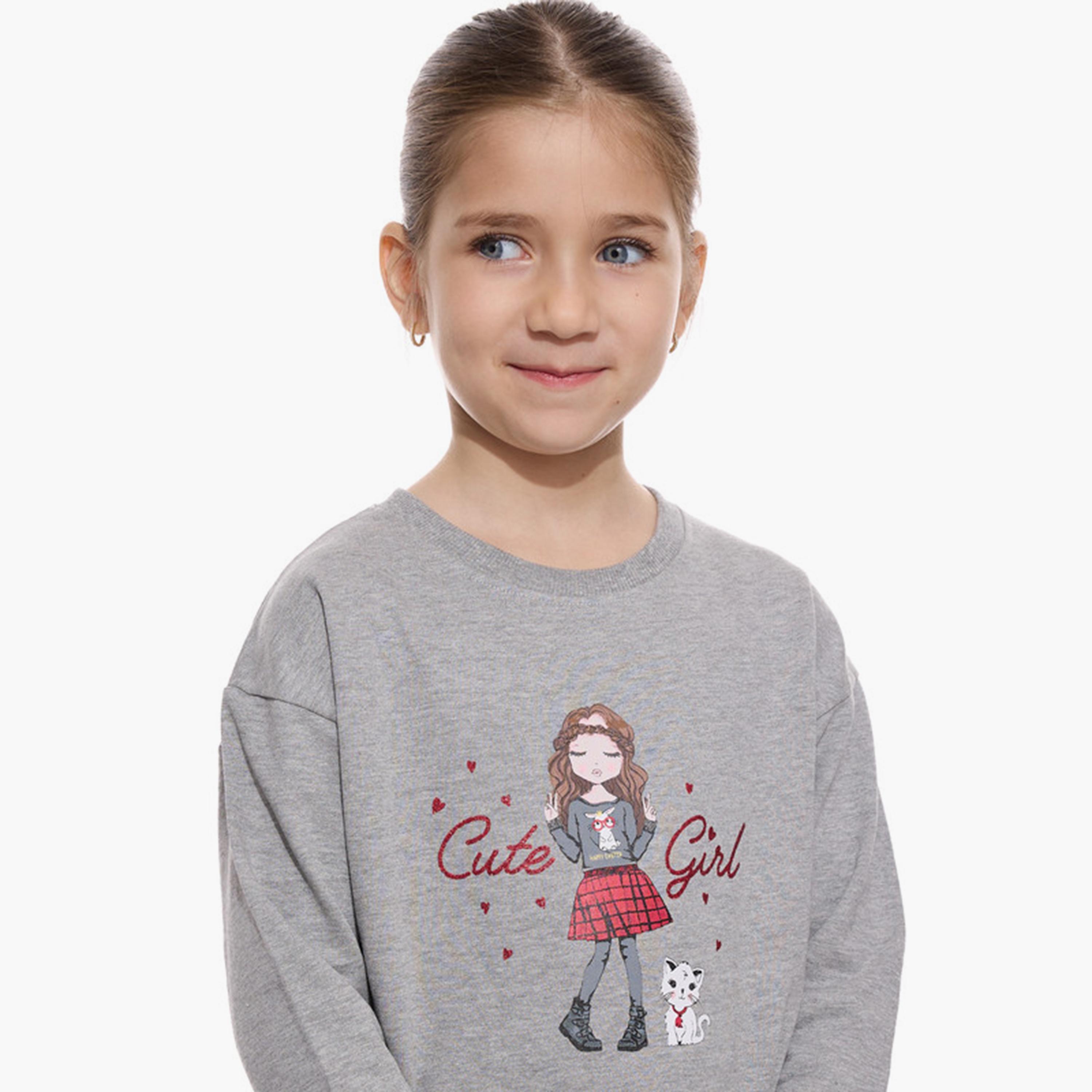 Victor and Jane 2-Piece Printed Long Sleeves T-Shirt with Joggers-baby-girls-clothing-setsandcoords-image-4