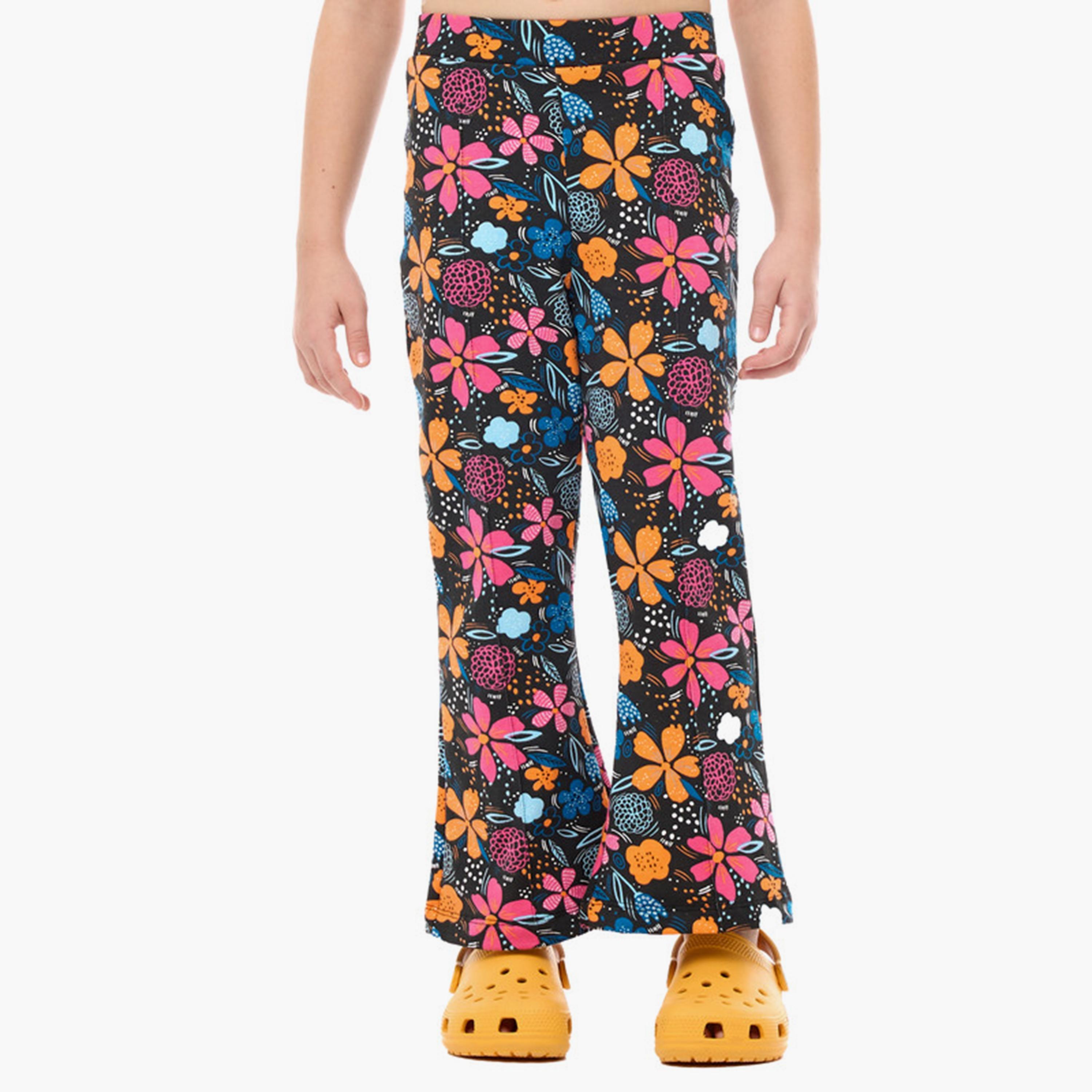 سويت شيرت قطعتين بأكمام طويلة وطبعات مع بنطال ضيق من فيكتور اند جين-girls-clothing-winterwear-setsandcoords-image-5