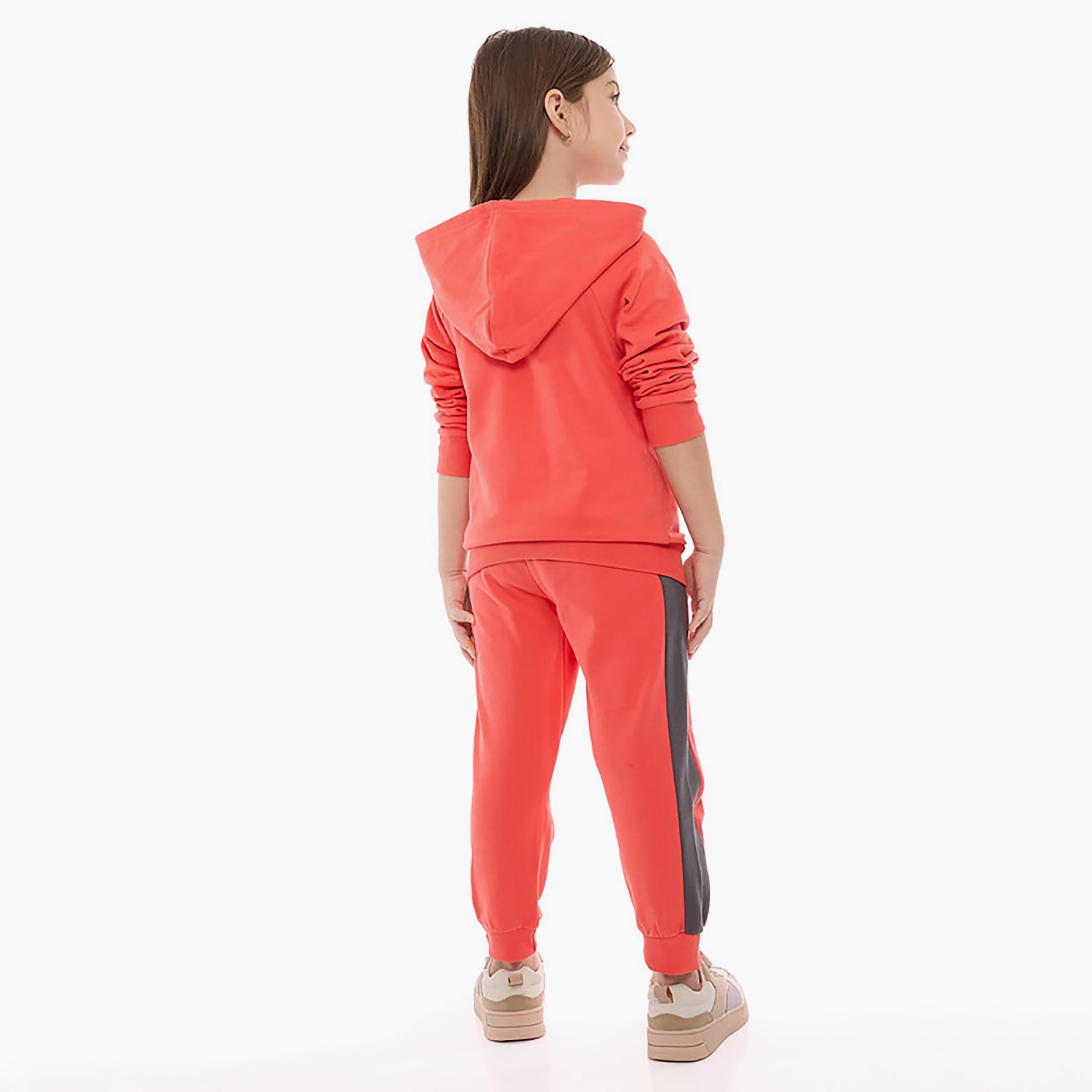 Victor and Jane 2-Piece Printed Long Sleeves Hoodie with Joggers-girls-clothing-winterwear-setsandcoords-image-3
