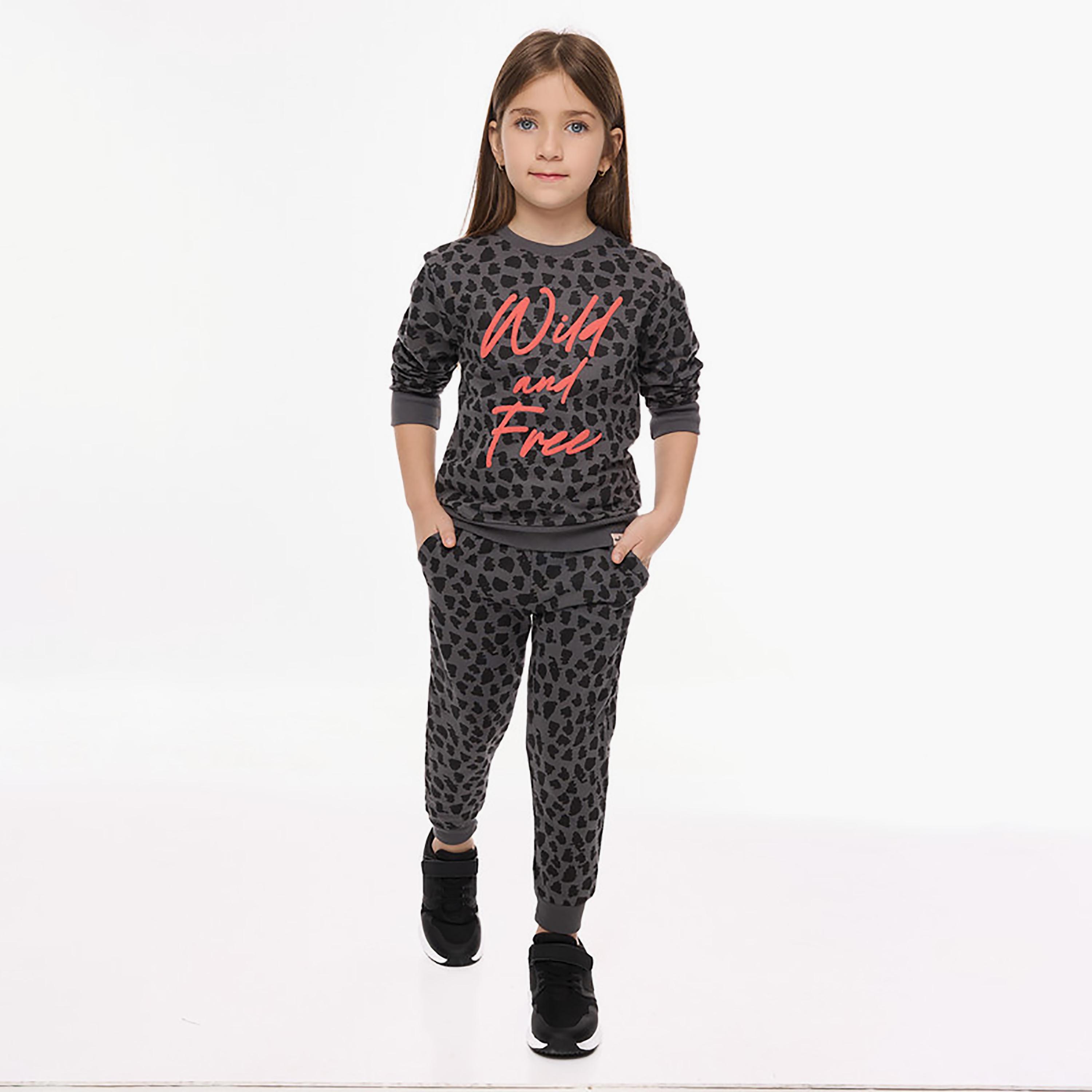 Victor and Jane 2-Piece Printed Long Sleeves Sweatshirt with Joggers-girls-clothing-winterwear-setsandcoords-image-1