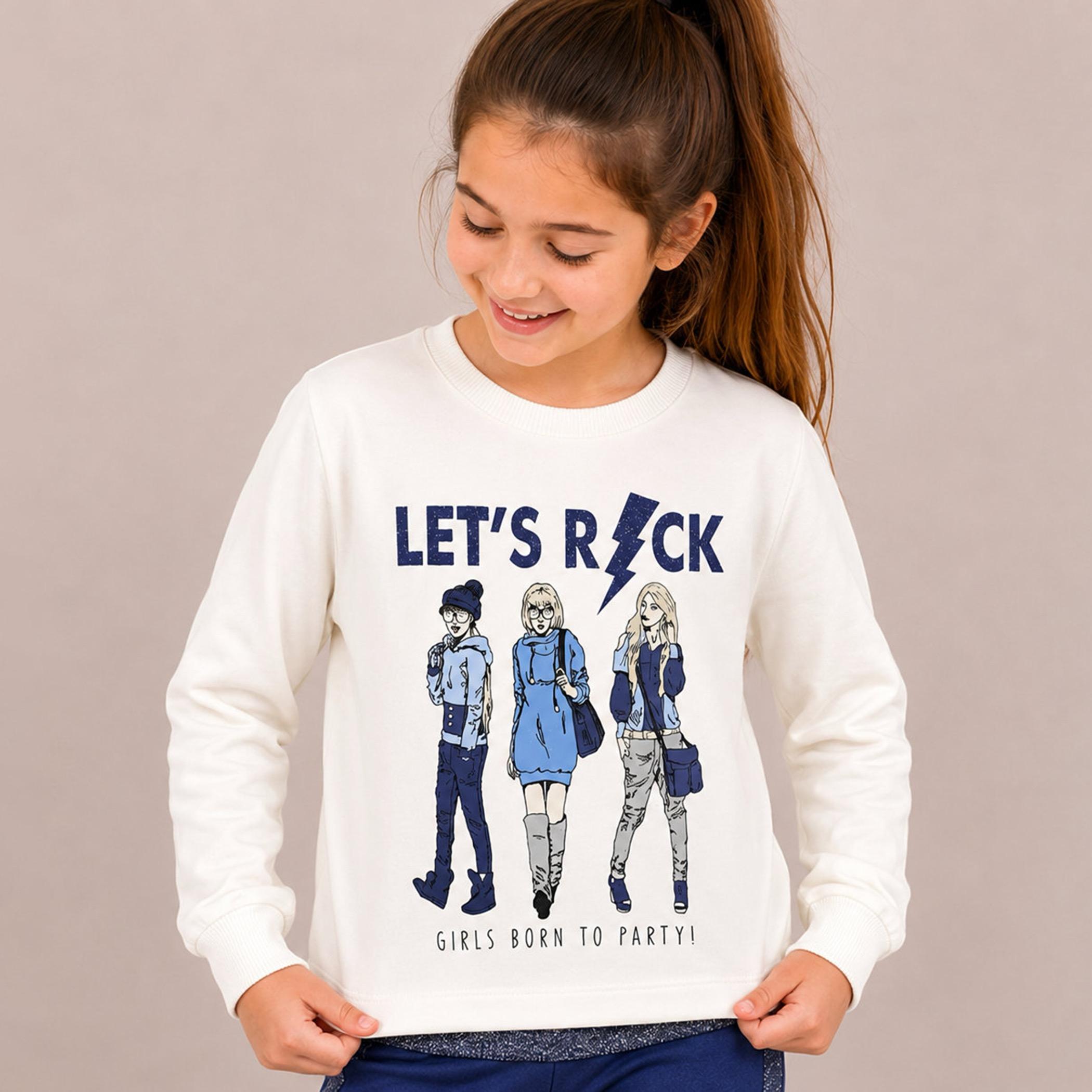 تي شيرت مطبوع بأكمام طويلة قطعتين مع بنطلون من فيكتور اند جين-baby-girls-clothing-setsandcoords-image-4
