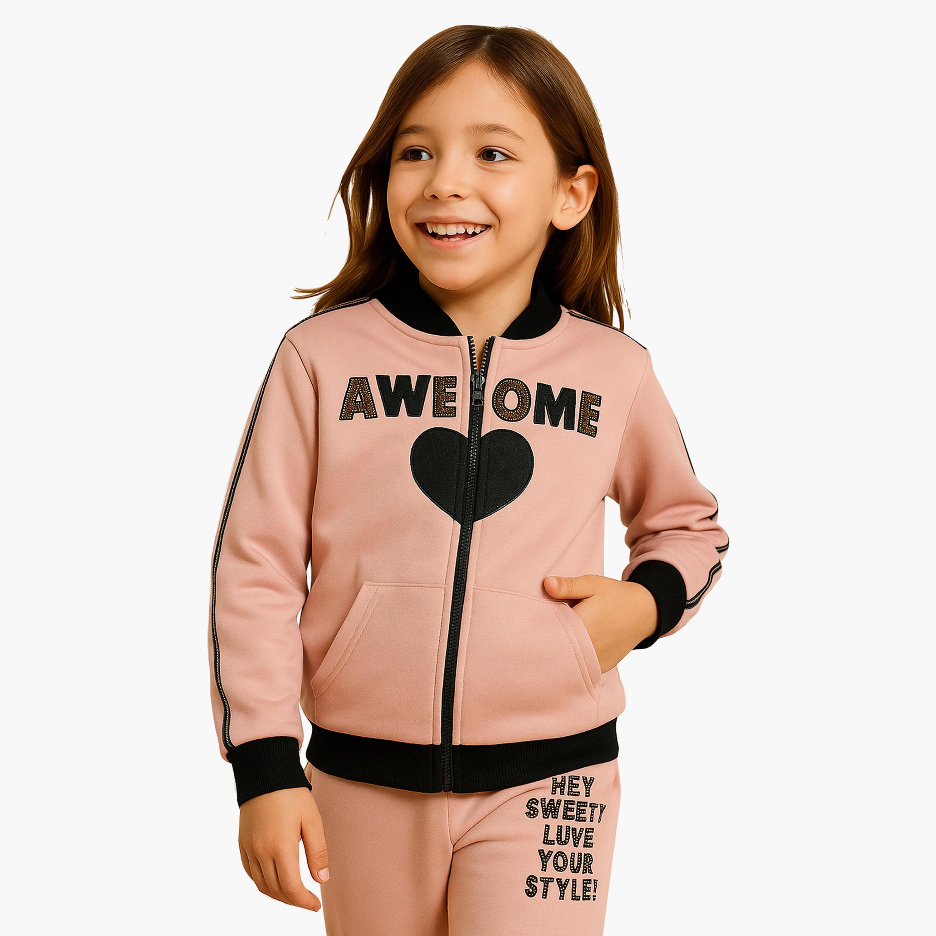 Victor and Jane 2-Piece Embroidered Long Sleeves Jacket with Joggers-girls-clothing-winterwear-setsandcoords-image-4