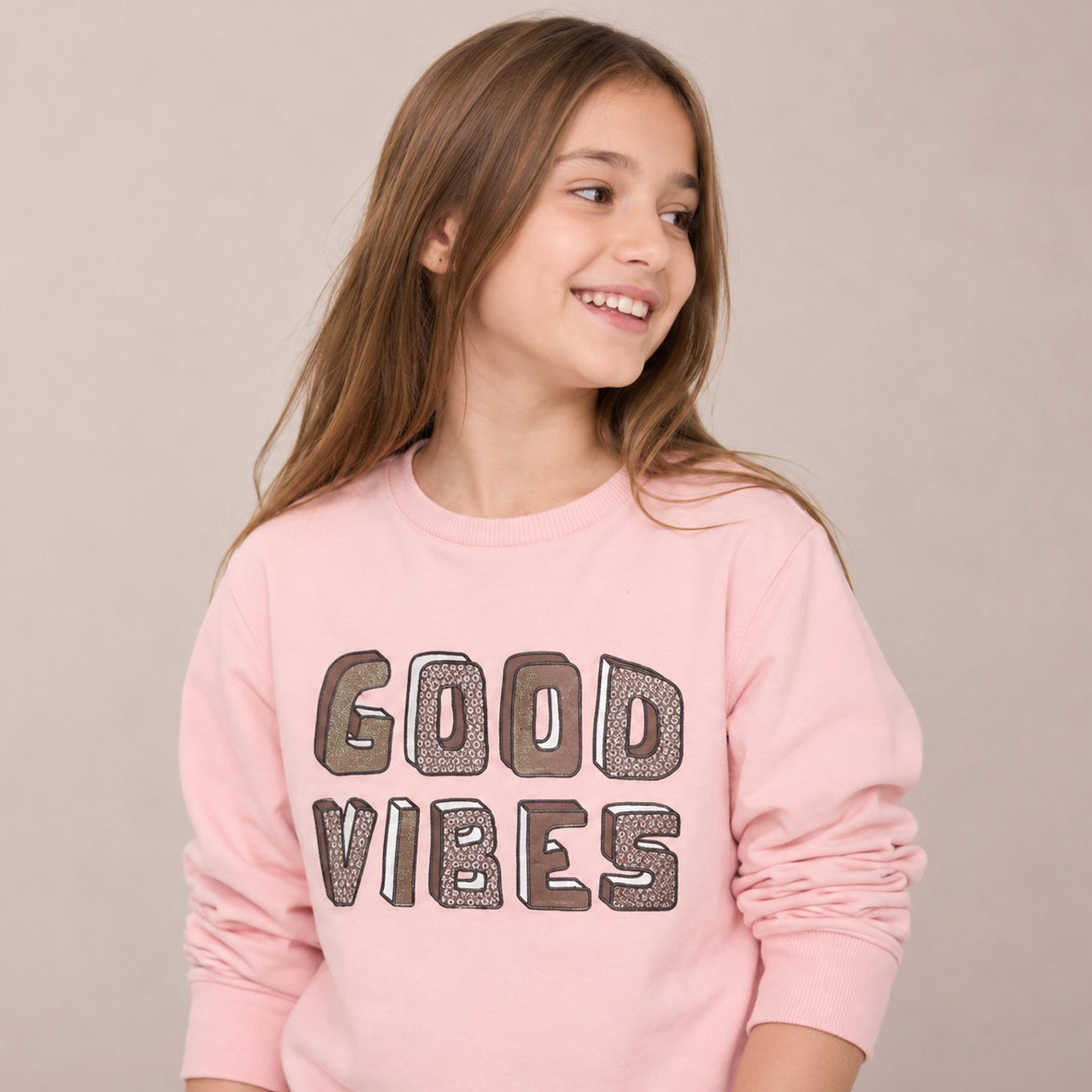 سويت شيرت قطعتين بأكمام طويلة وطبعات مع بنطال ضيق من فيكتور اند جين-girls-clothing-winterwear-setsandcoords-image-4