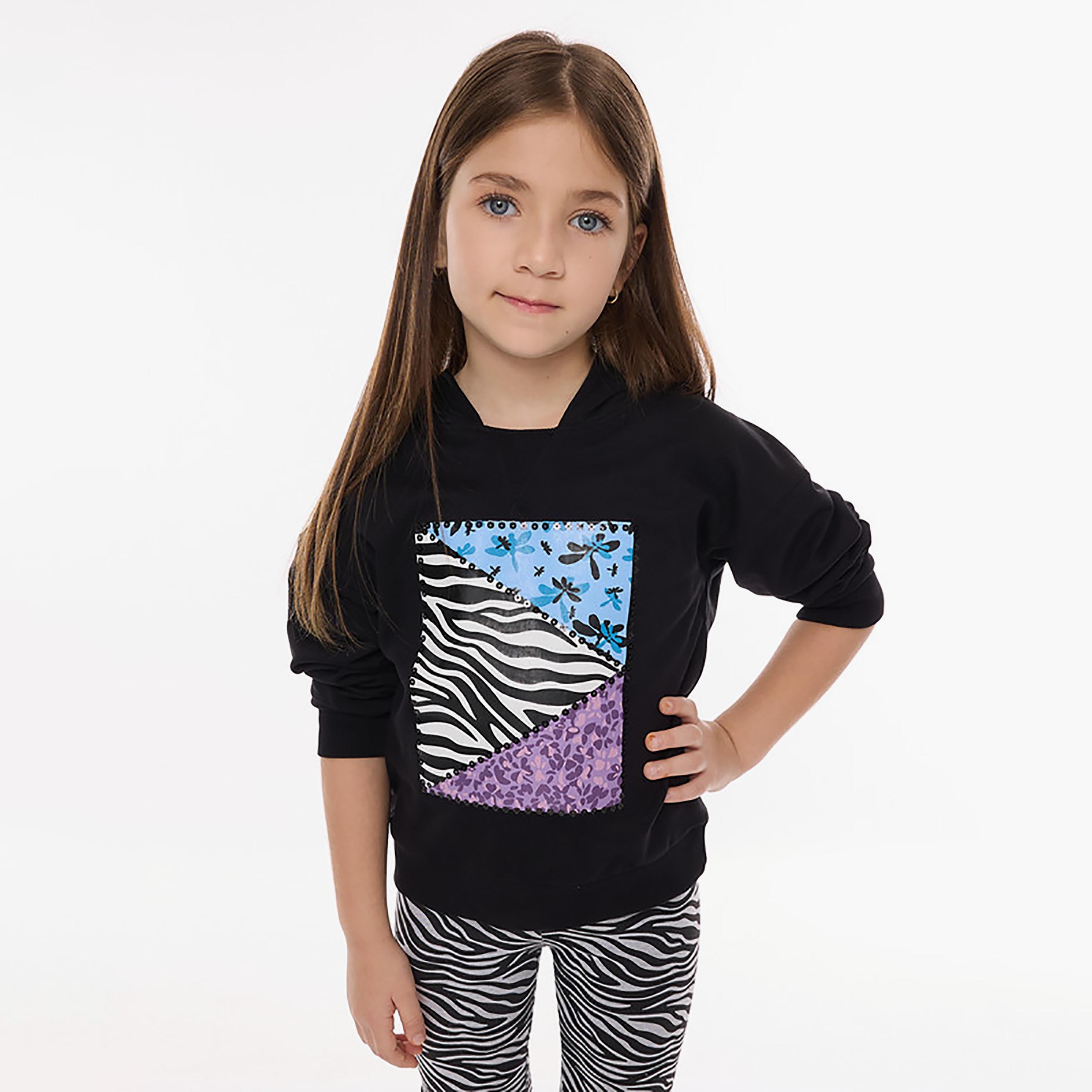 Victor and Jane 2-Piece Printed Long Sleeves Hoodie with Leggings-girls-clothing-winterwear-setsandcoords-image-4