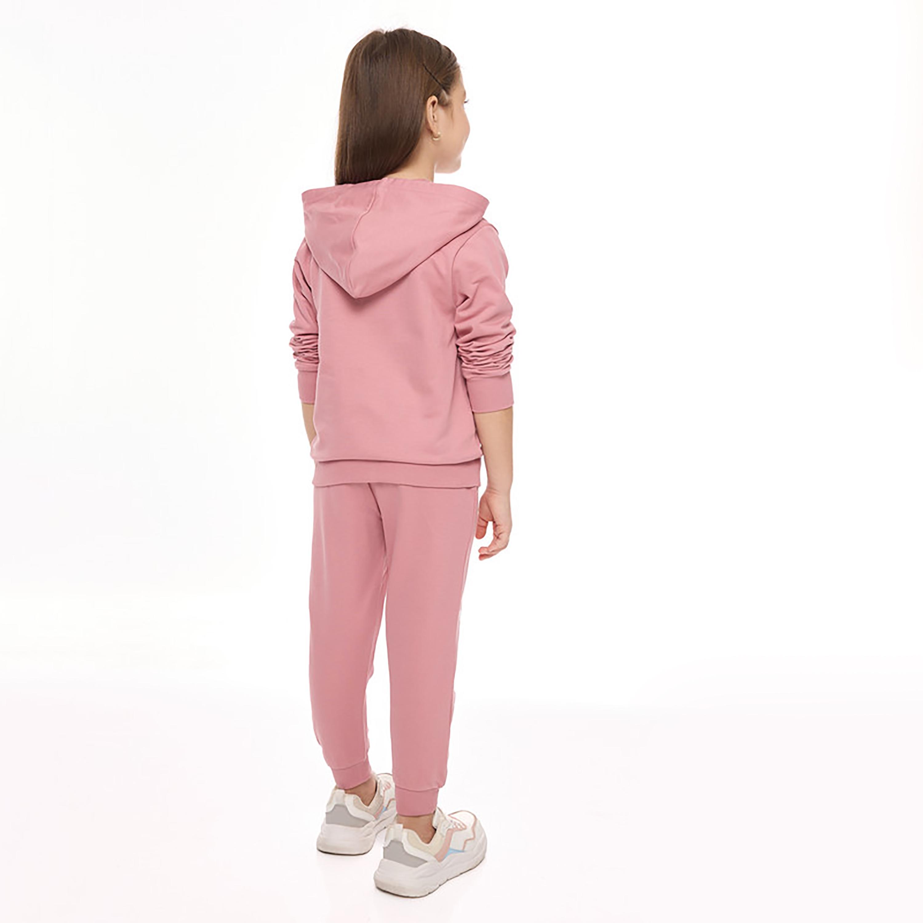 جاكيت قطعتين مطبوع بأكمام طويلة مع بنطال ركض من فيكتور اند جين-girls-clothing-winterwear-setsandcoords-image-4