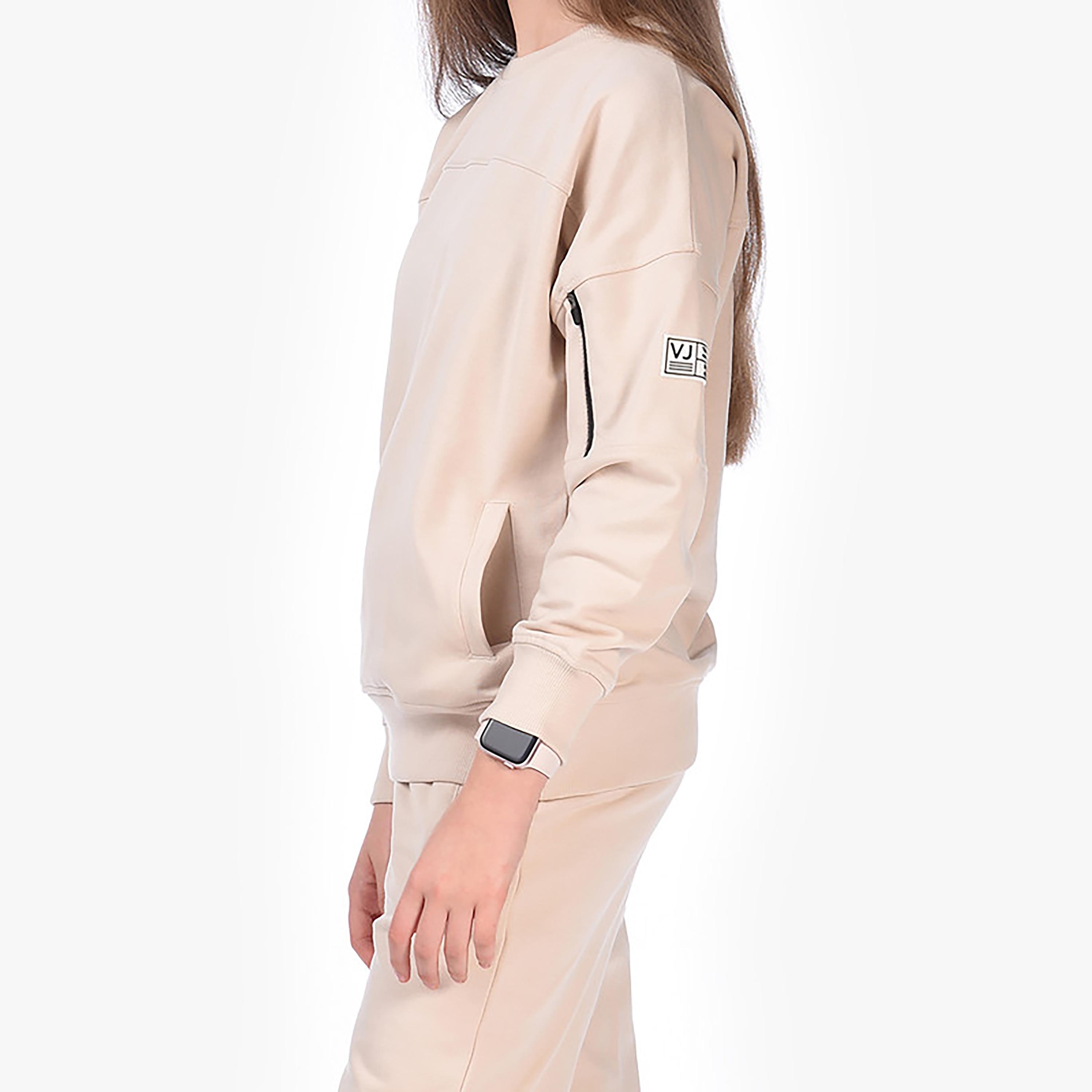 سويت شيرت بأكمام طويلة قطعتين مع بنطال ركض من فيكتور اند جين-girls-clothing-winterwear-setsandcoords-image-4