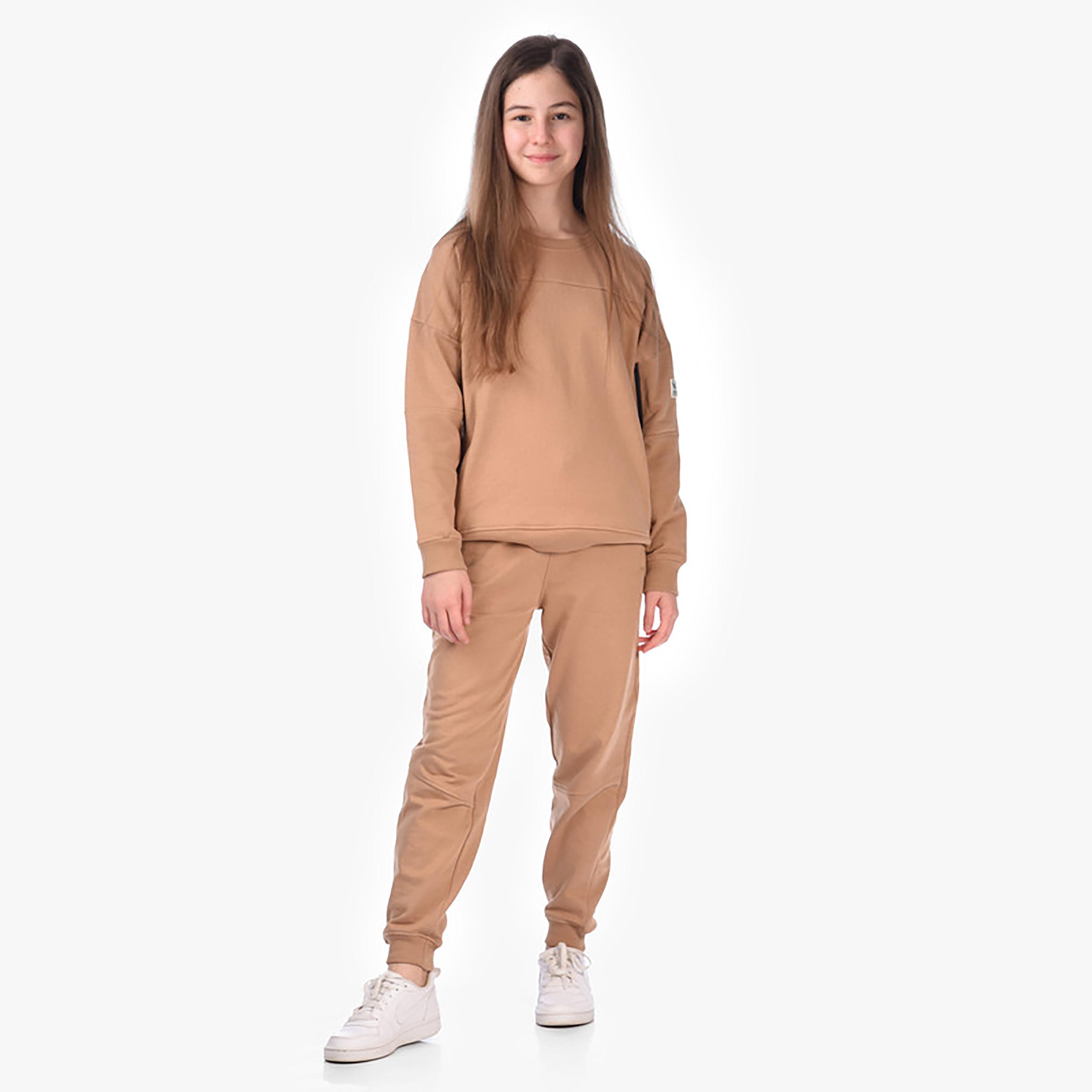 Victor and Jane 2-Piece Solid Long Sleeves Sweatshirt with Joggers-girls-clothing-winterwear-setsandcoords-image-2
