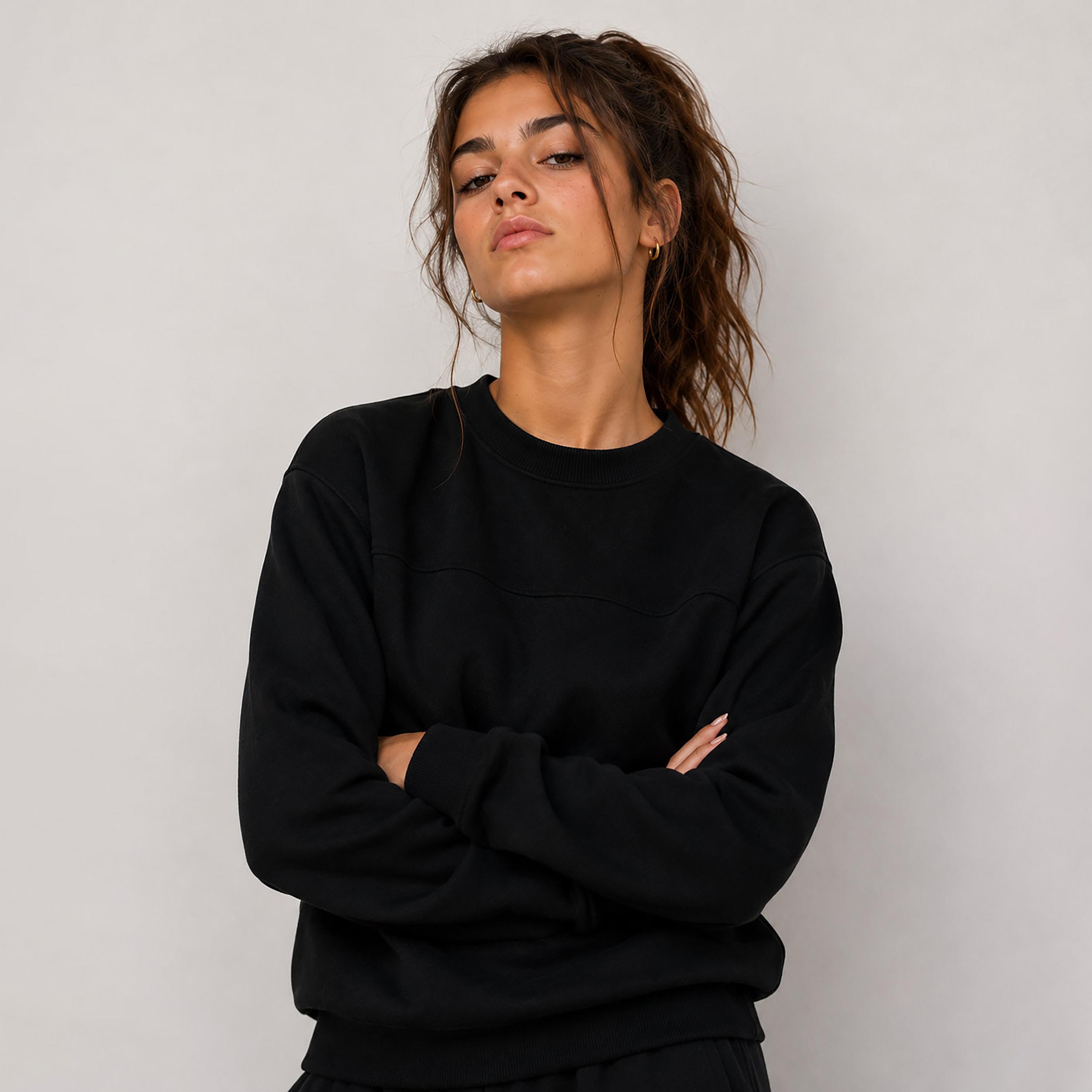 Victor and Jane 2-Piece Solid Long Sleeves Sweatshirt with Joggers-girls-clothing-winterwear-setsandcoords-image-1