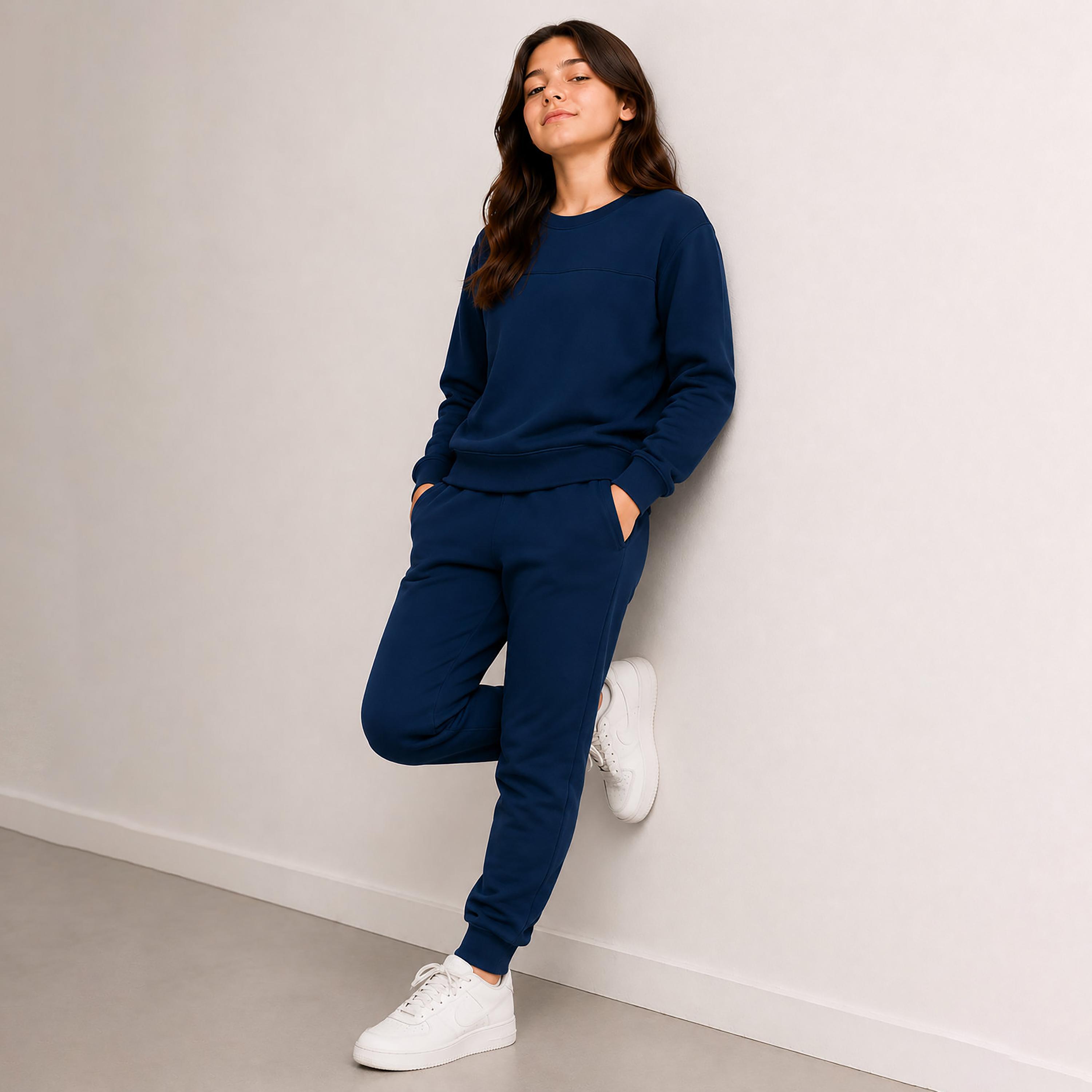 Victor and Jane 2-Piece Solid Long Sleeves Sweatshirt with Joggers-girls-clothing-winterwear-setsandcoords-image-4