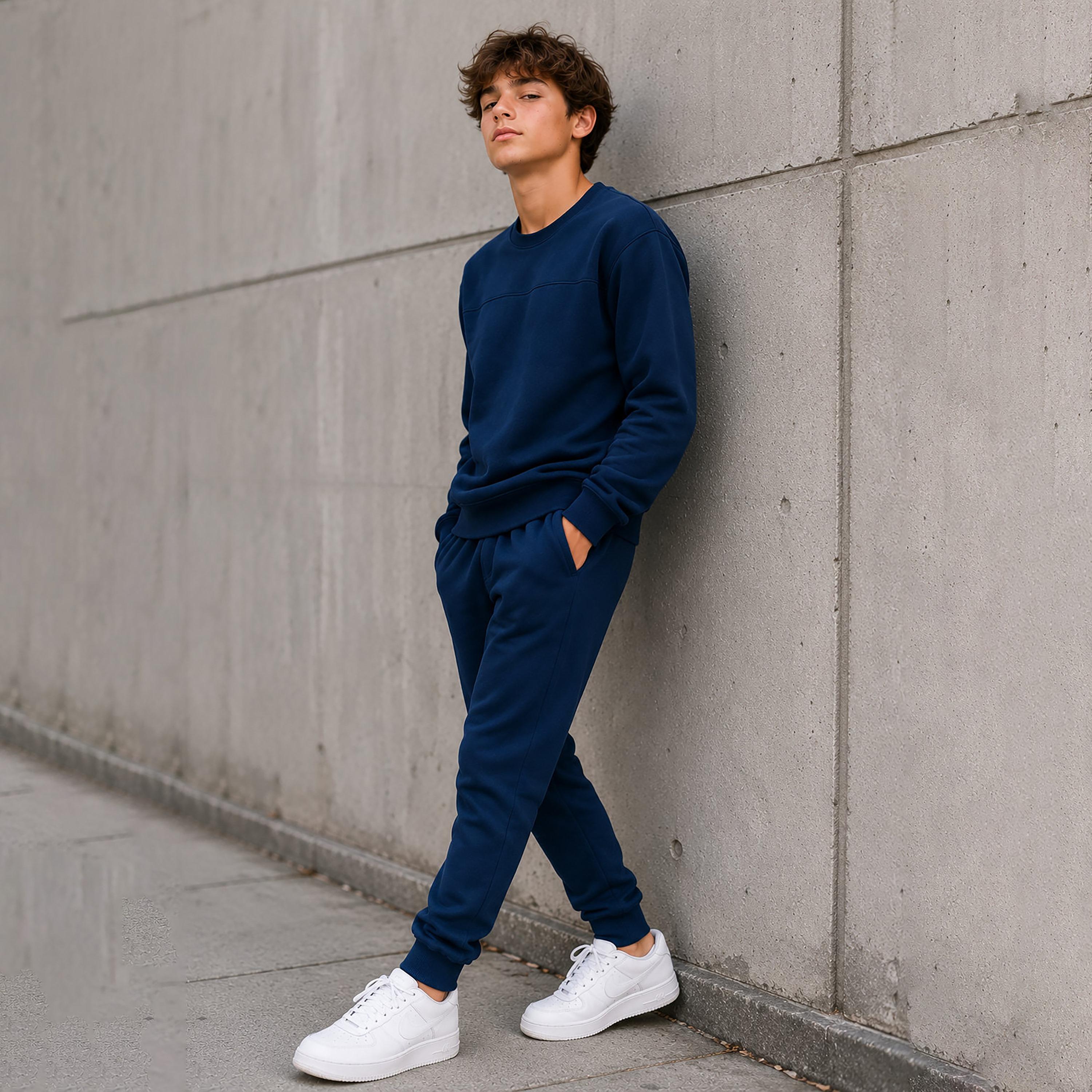 Victor and Jane 2-Piece Solid Long Sleeves Sweatshirt with Joggers-girls-clothing-winterwear-setsandcoords-image-5