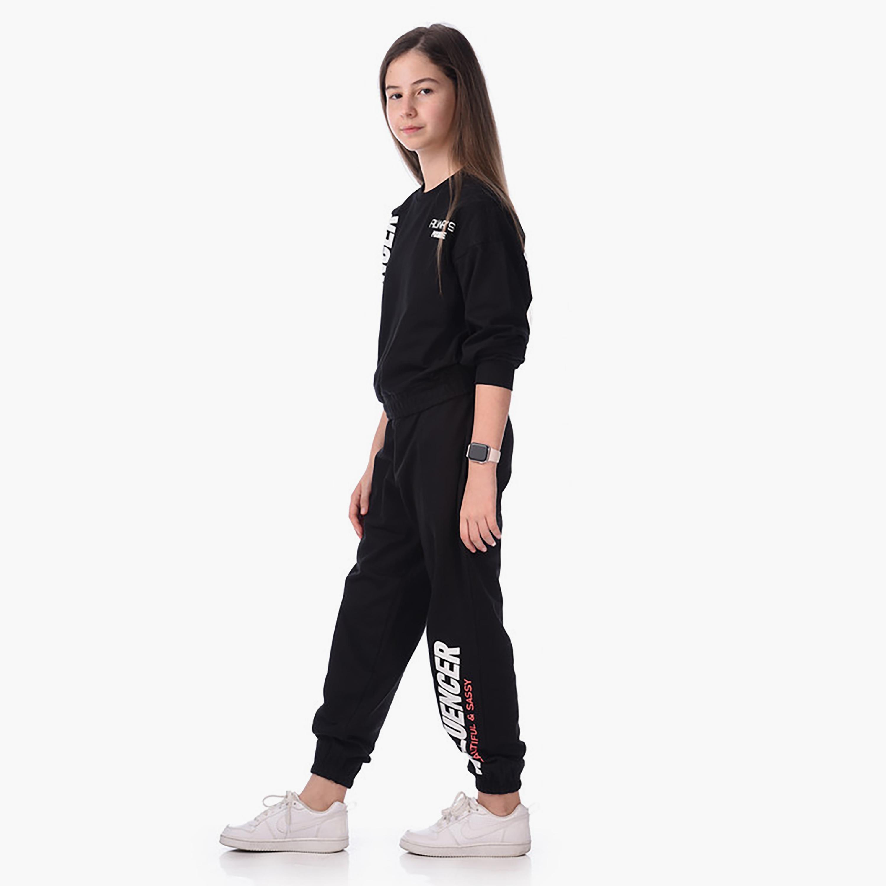 Victor and Jane 2-Piece Printed Long Sleeves Sweatshirt with Joggers-girls-clothing-winterwear-setsandcoords-image-5