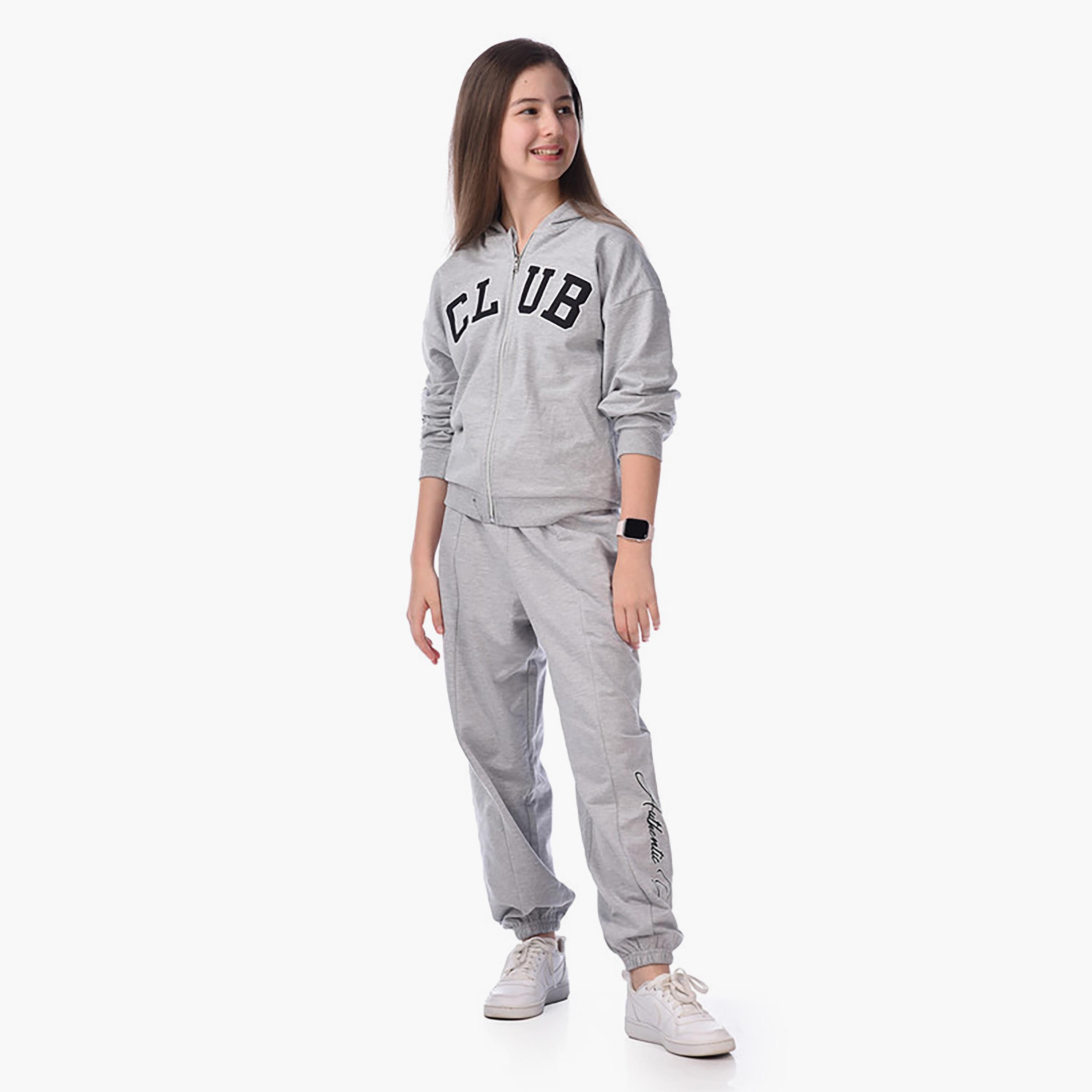 Victor and Jane 2-Piece Printed Long Sleeves Jacket with Joggers-girls-clothing-winterwear-setsandcoords-image-3