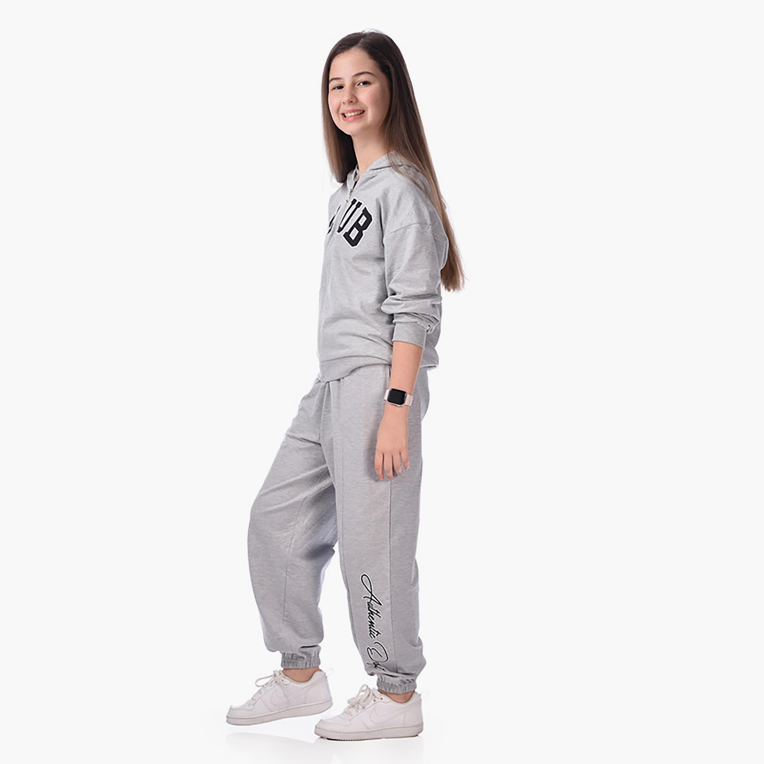 Victor and Jane 2-Piece Printed Long Sleeves Jacket with Joggers-girls-clothing-winterwear-setsandcoords-image-4
