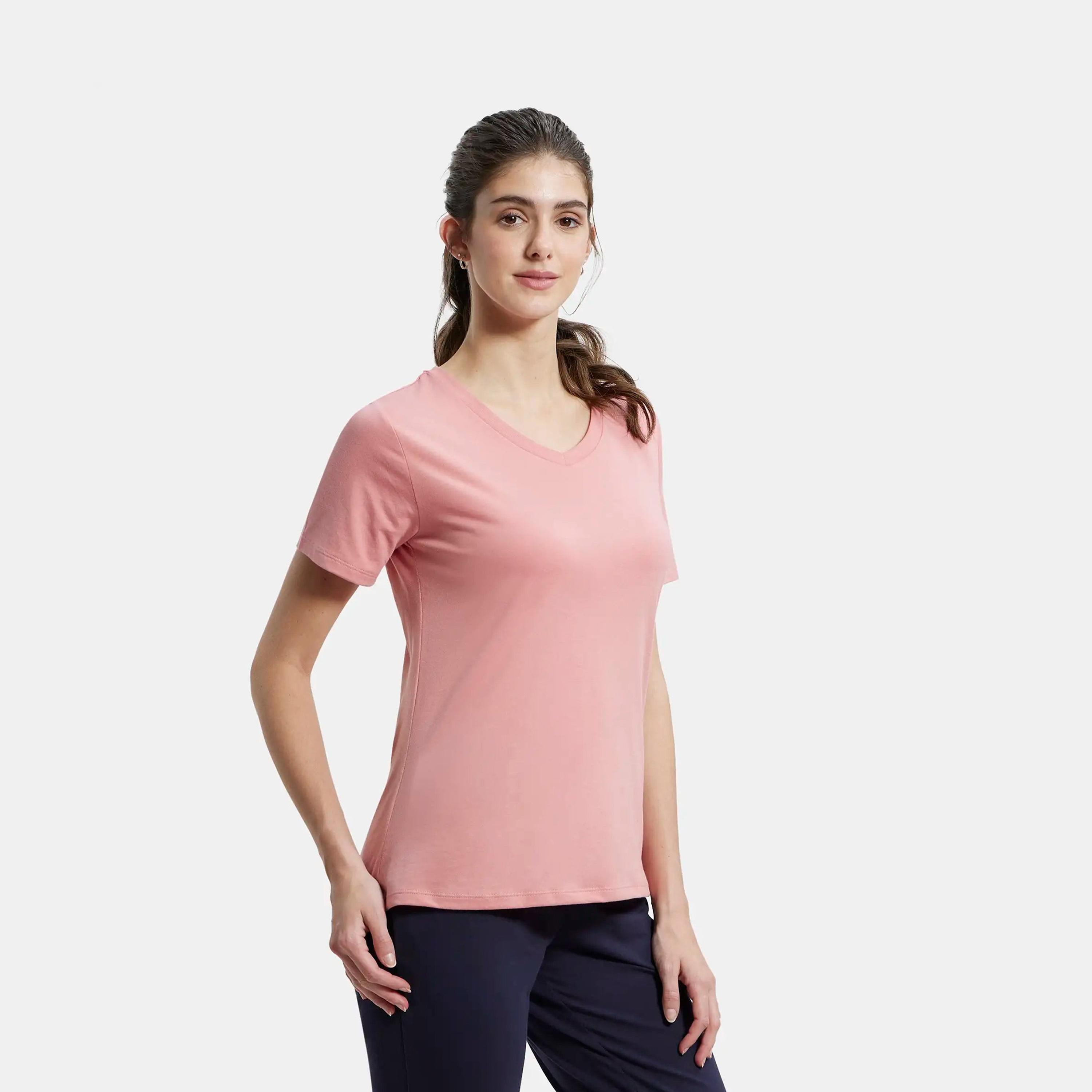 جوكي- تي شيرت نسائي رياضي رقبة V-women-clothing-tshirts-image-10