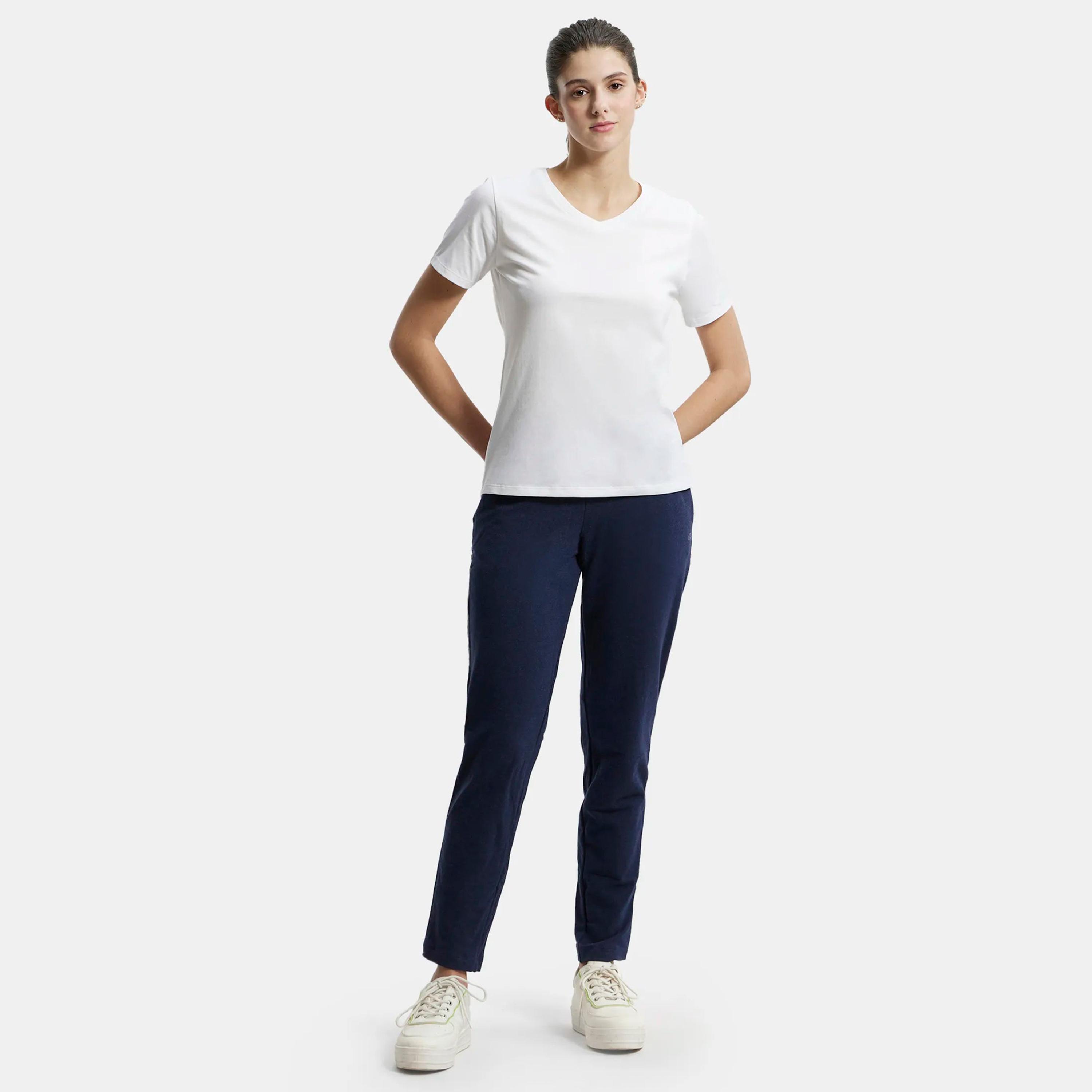 Jockey Women's Athleisure  V-Neck T-Shirt-women-clothing-tshirts-image-8