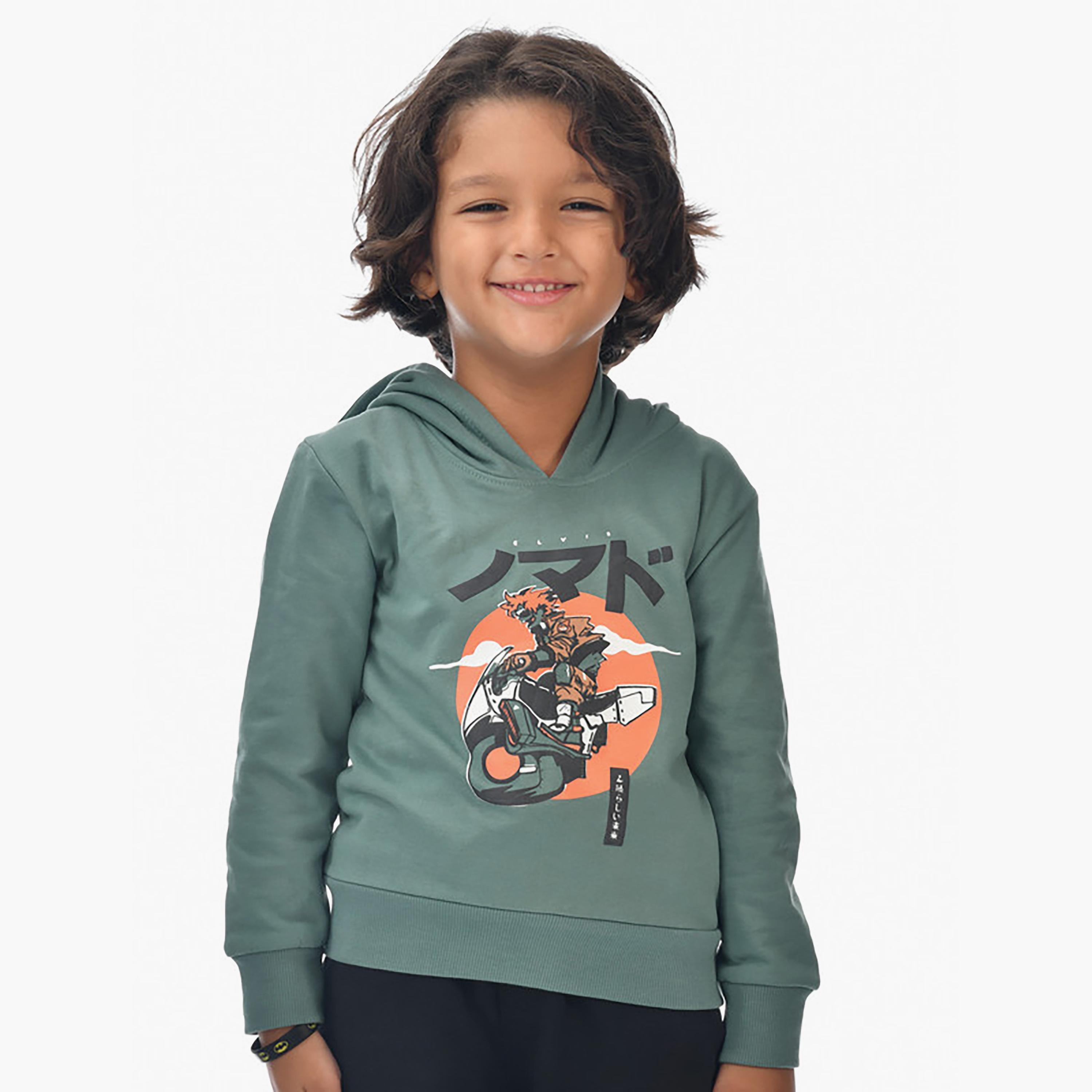 Victor and Jane Printed Long Sleeves Hoodie-baby-boys-clothing-winterwear-sweatshirts-image-1