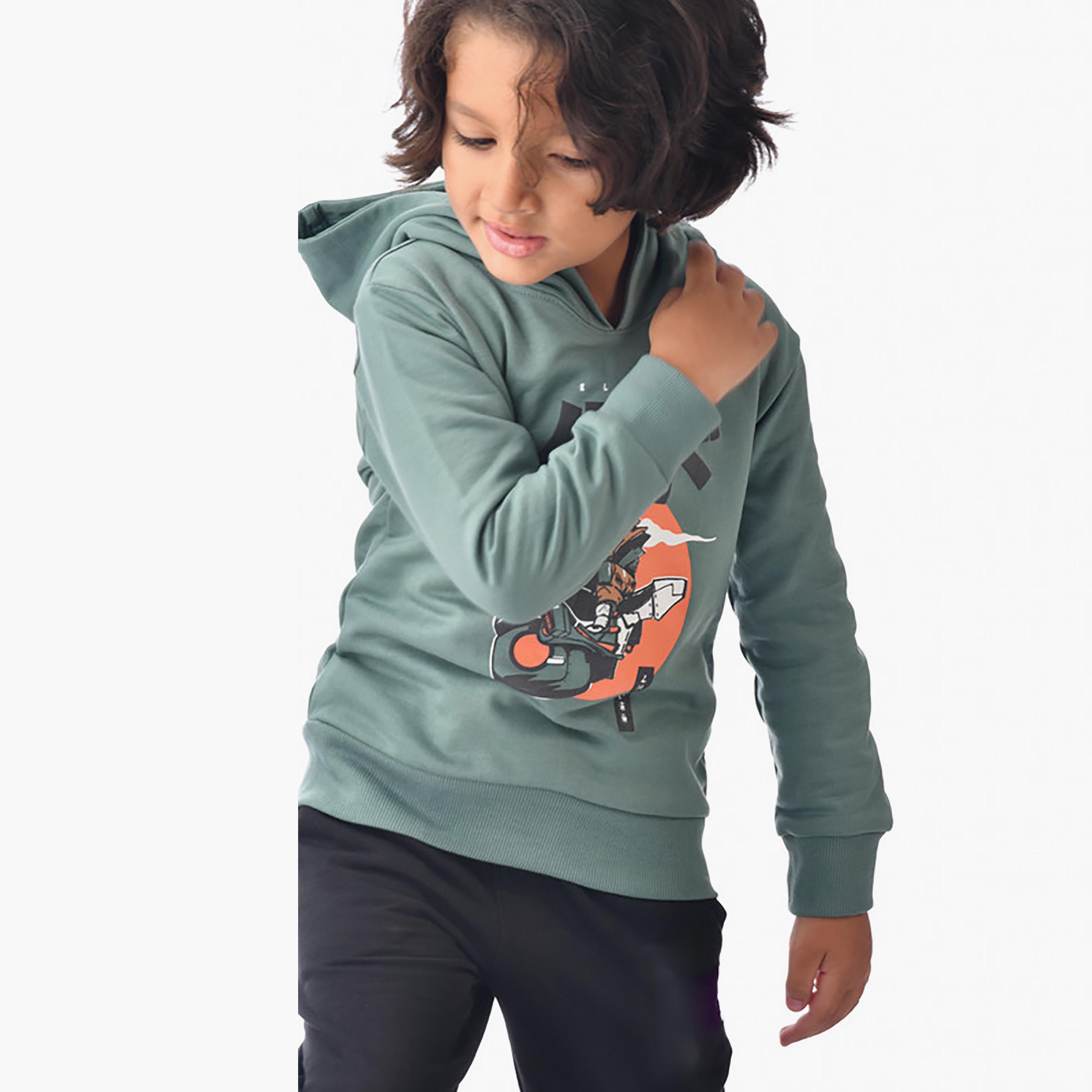 Victor and Jane Printed Long Sleeves Hoodie-baby-boys-clothing-winterwear-sweatshirts-image-2