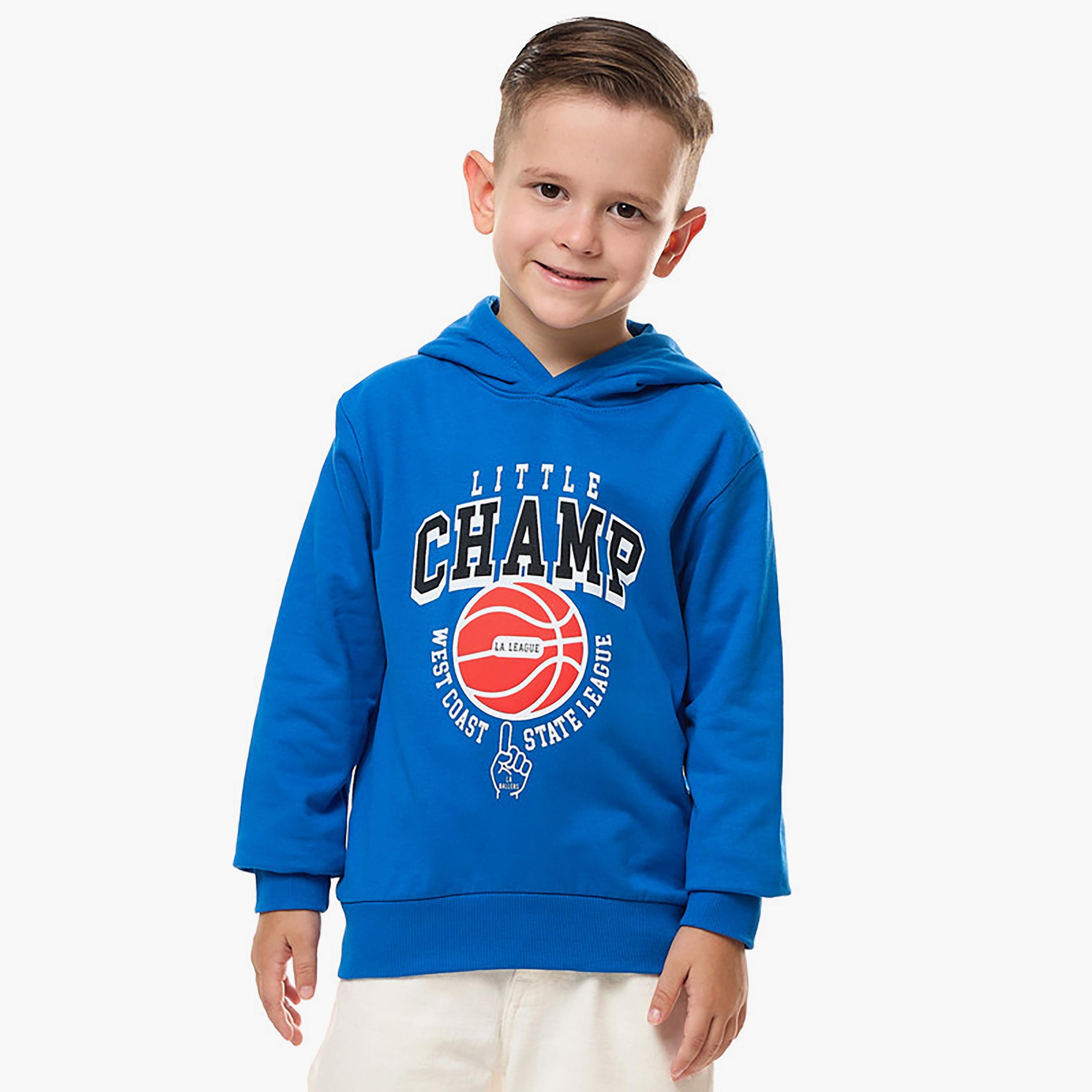 Victor and Jane Printed Long Sleeves Hoodie-baby-boys-clothing-winterwear-sweatshirts-image-1